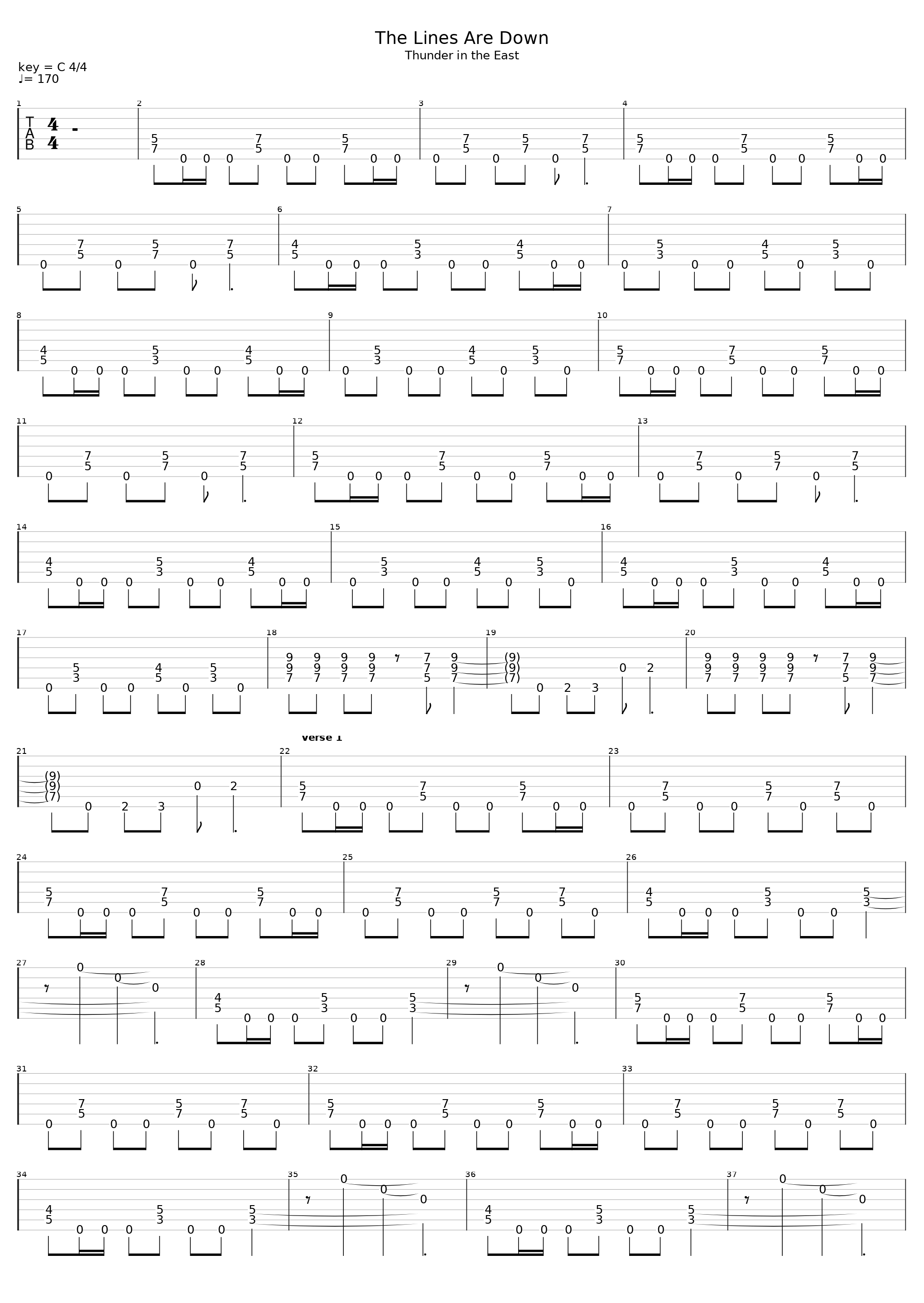 The Lines Are Down_Loudness_1