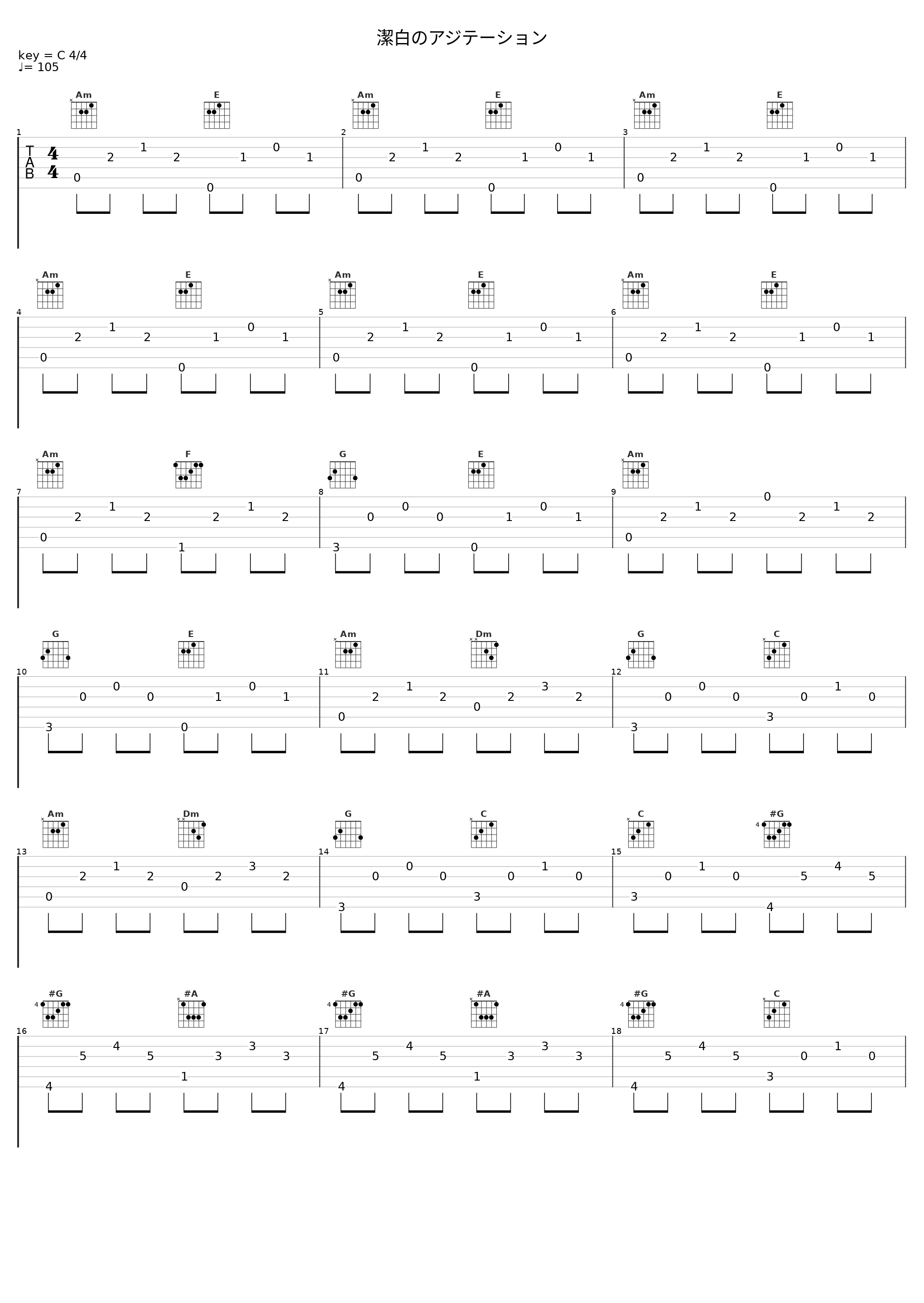 潔白のアジテーション_ねじ式,IA_1