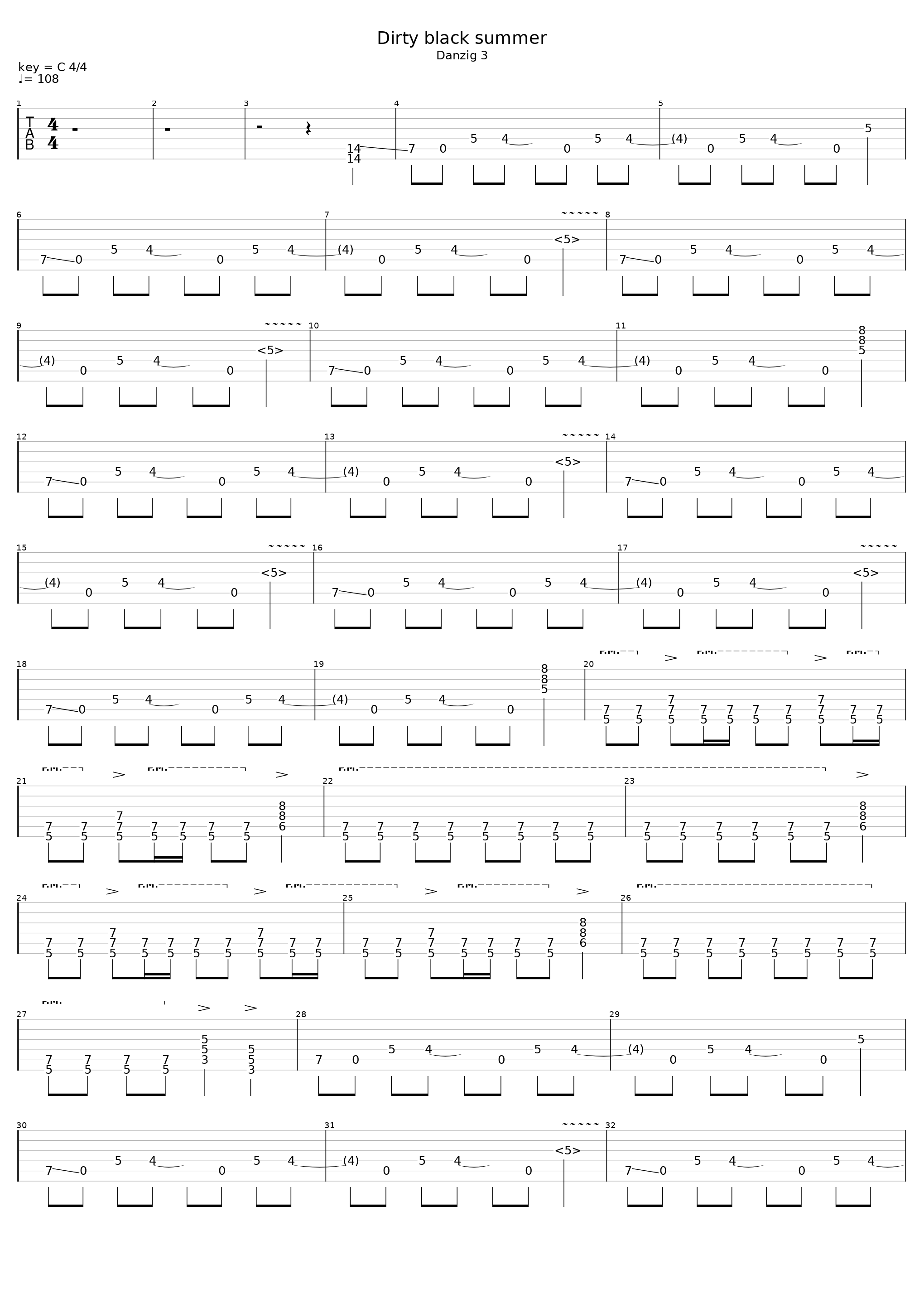 Dirty Black Summer_Danzig_1