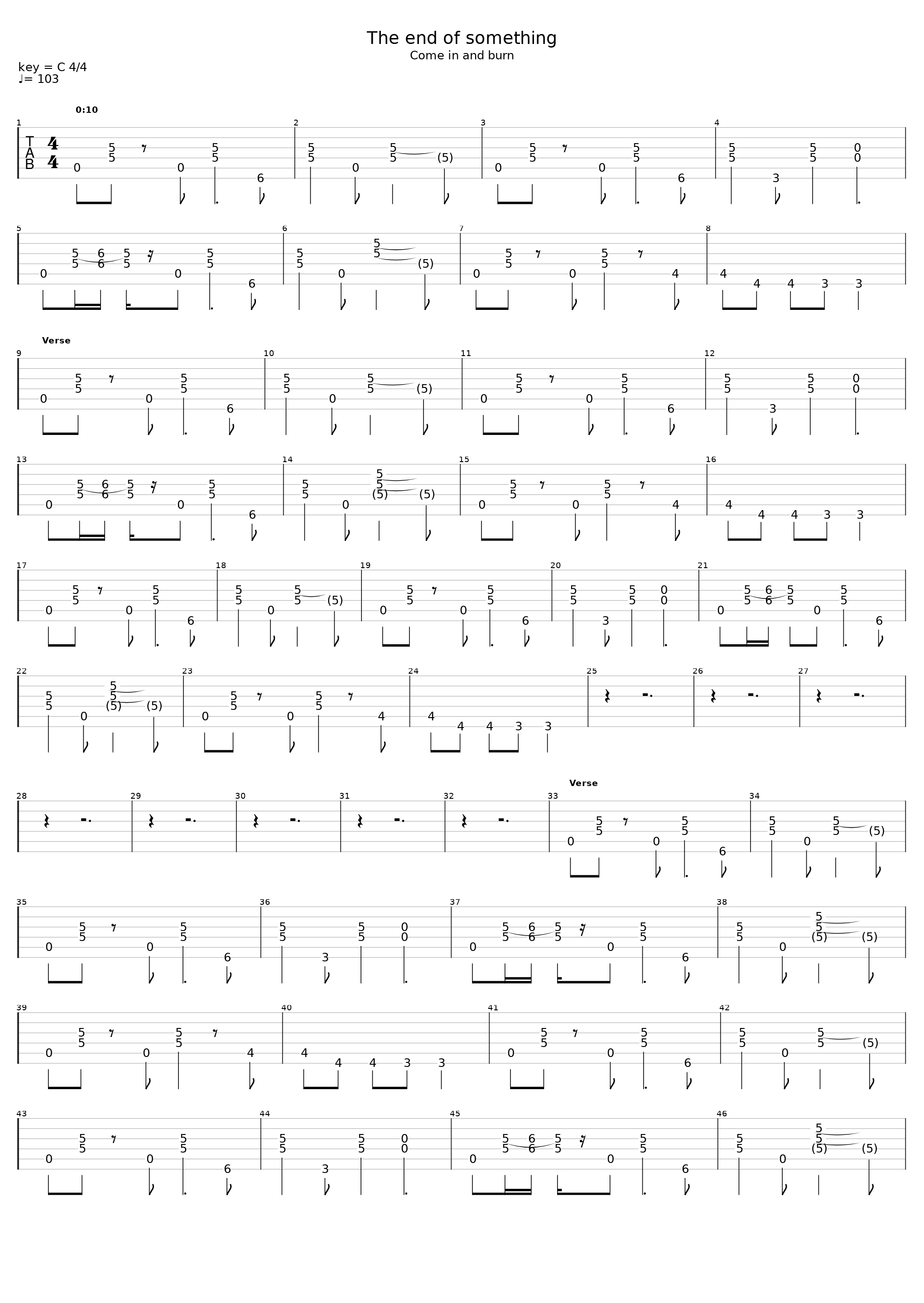 The End Of Something_Rollins Band_1