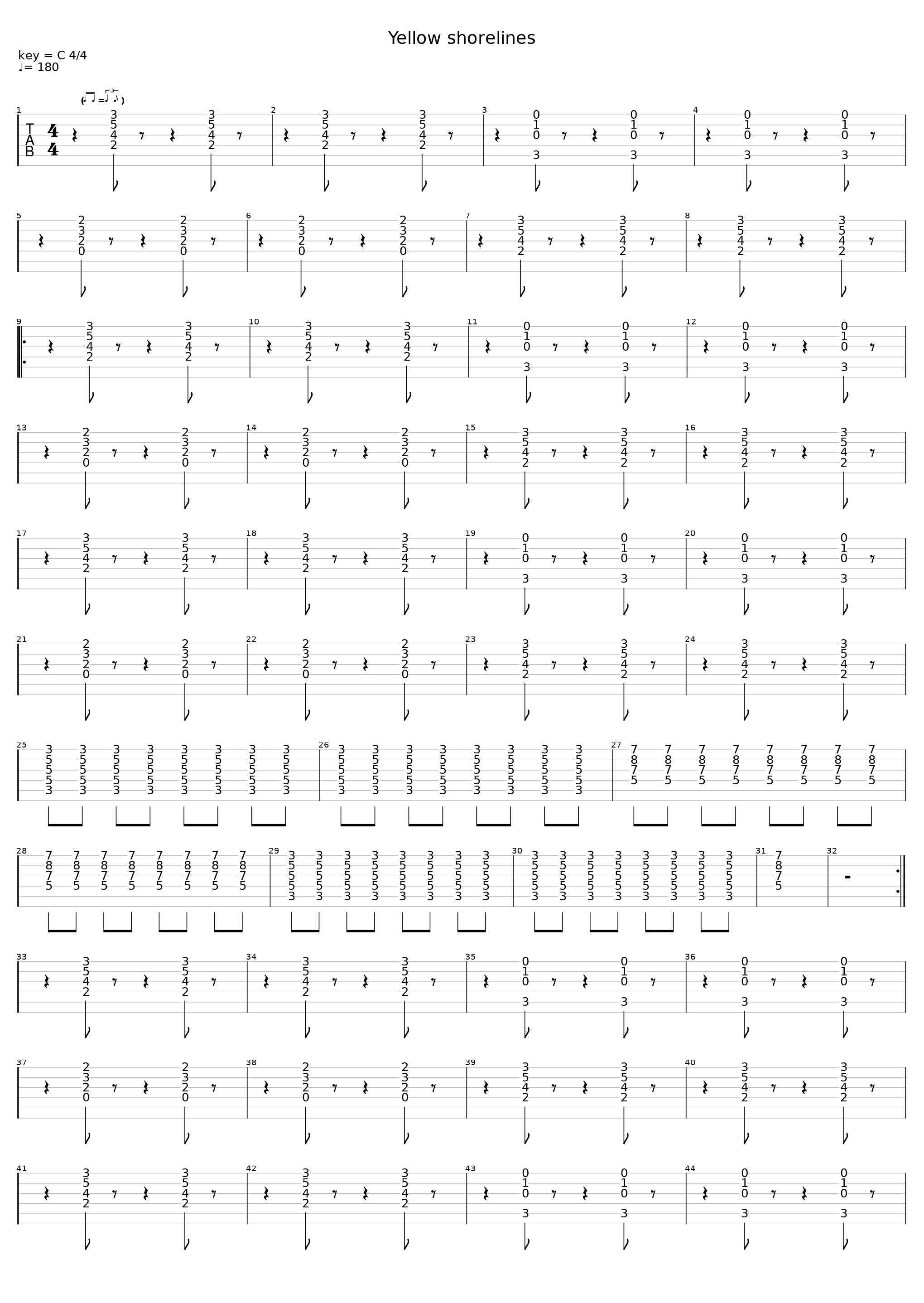 Yellow Shorelines_Daniel Falk_1