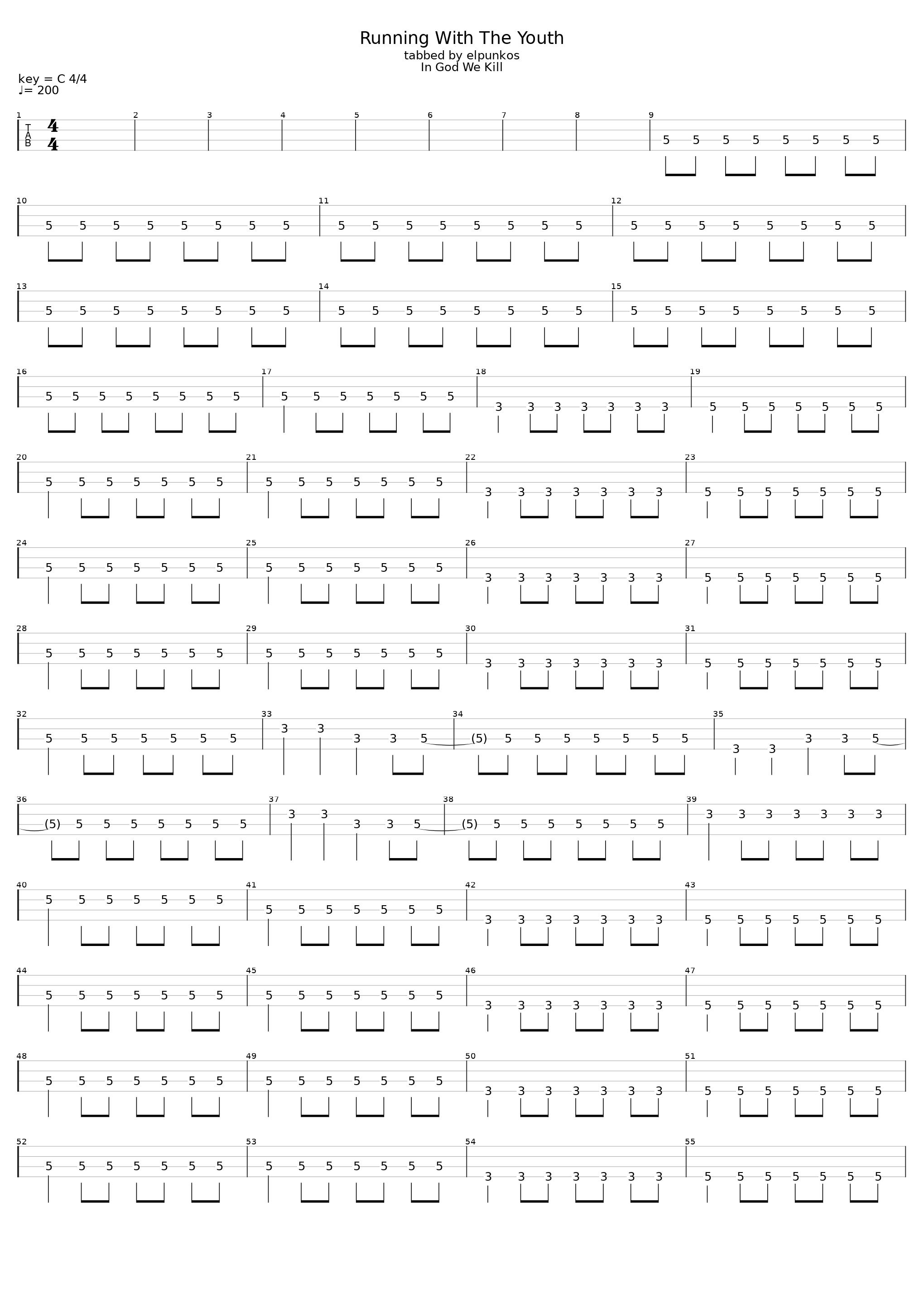 Running With The Youth_Total Chaos_1