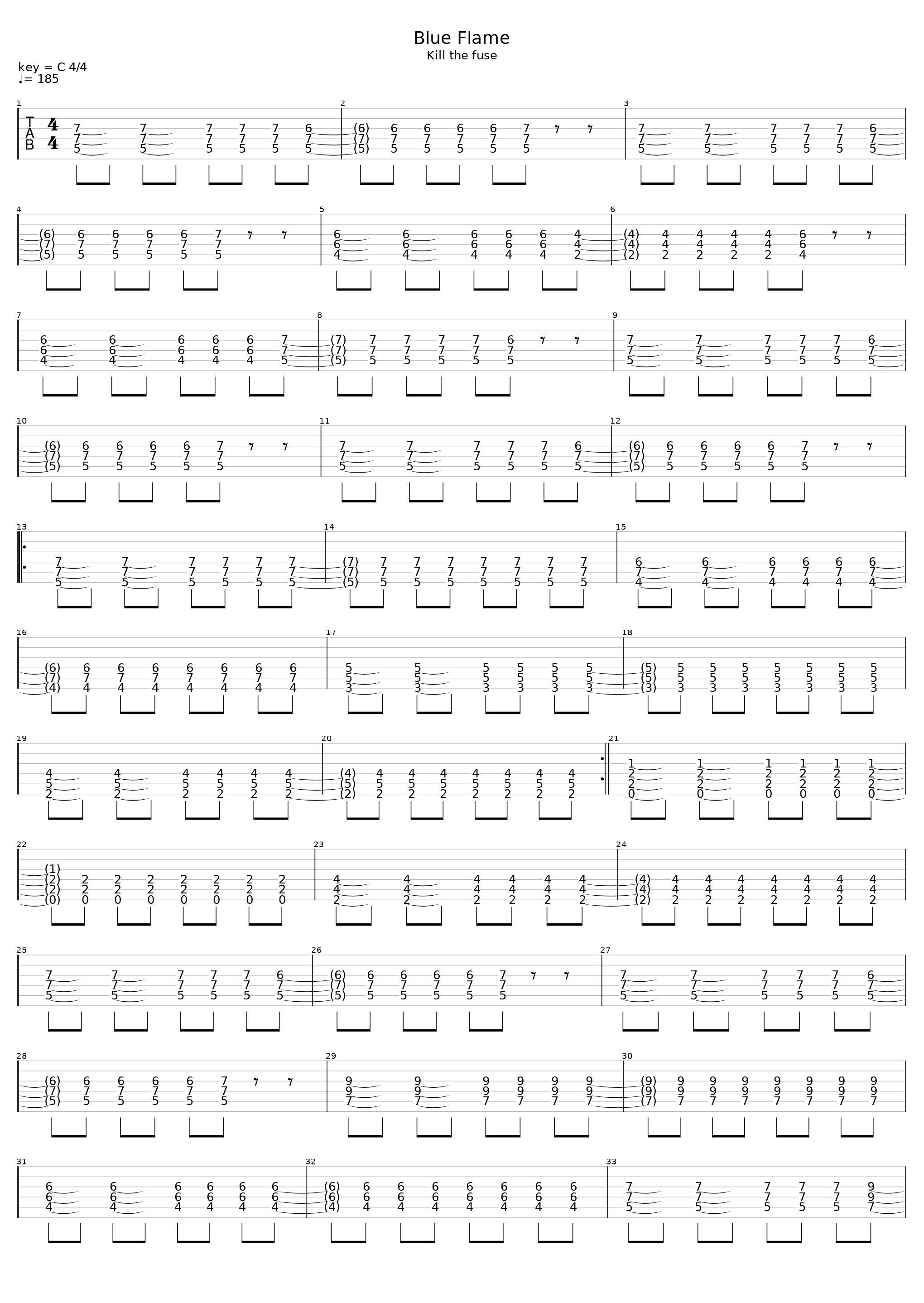 Blue Flame_Uncommonmenfrommars_1