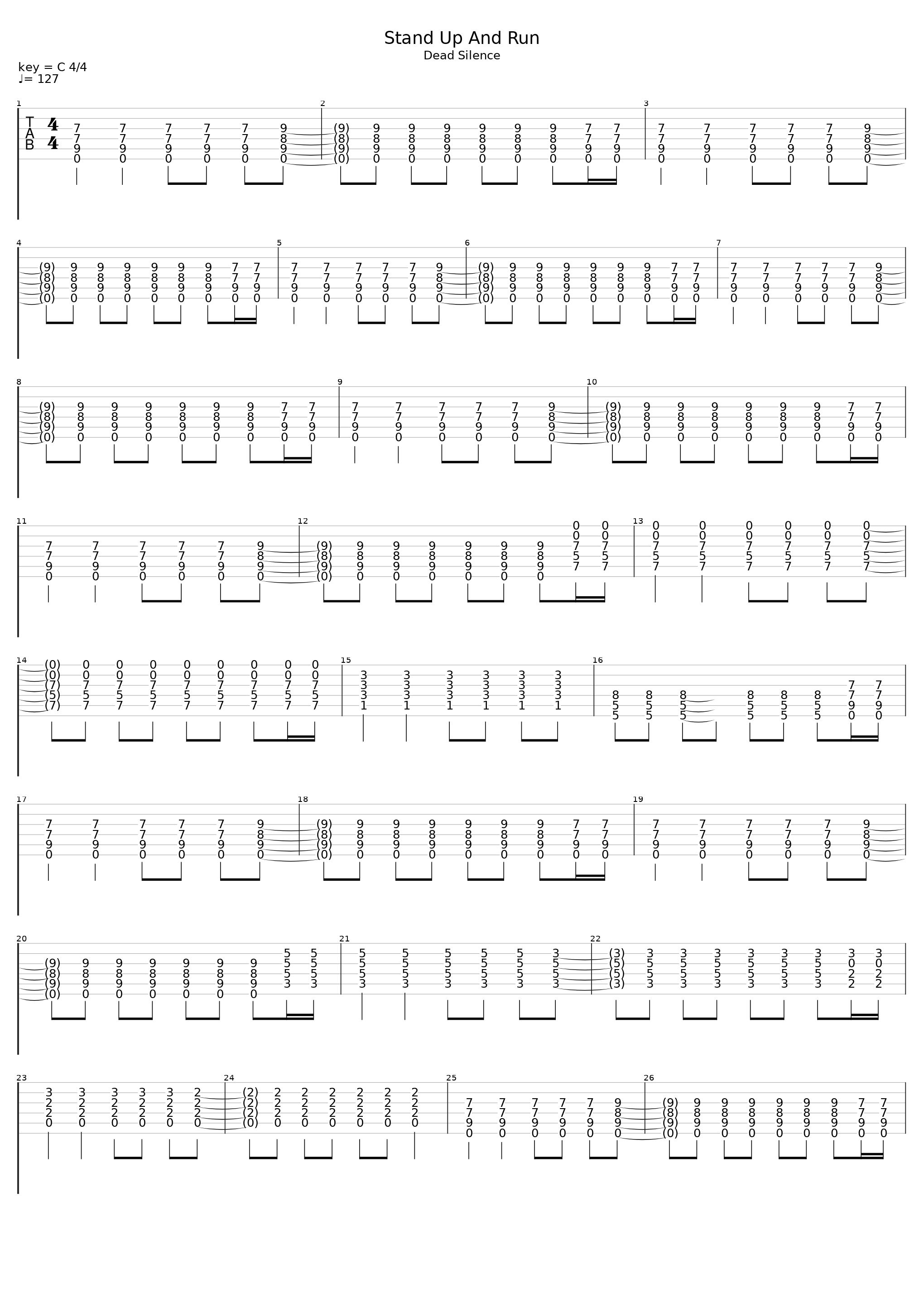 Stand Up And Run_Billy Talent_1