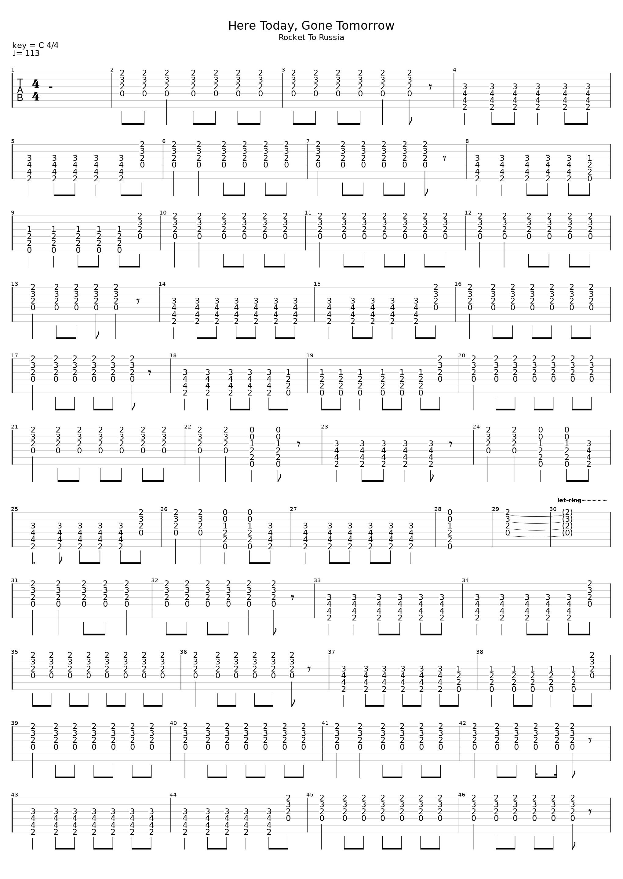 Here Today, Gone Tomorrow_The Ramones_1