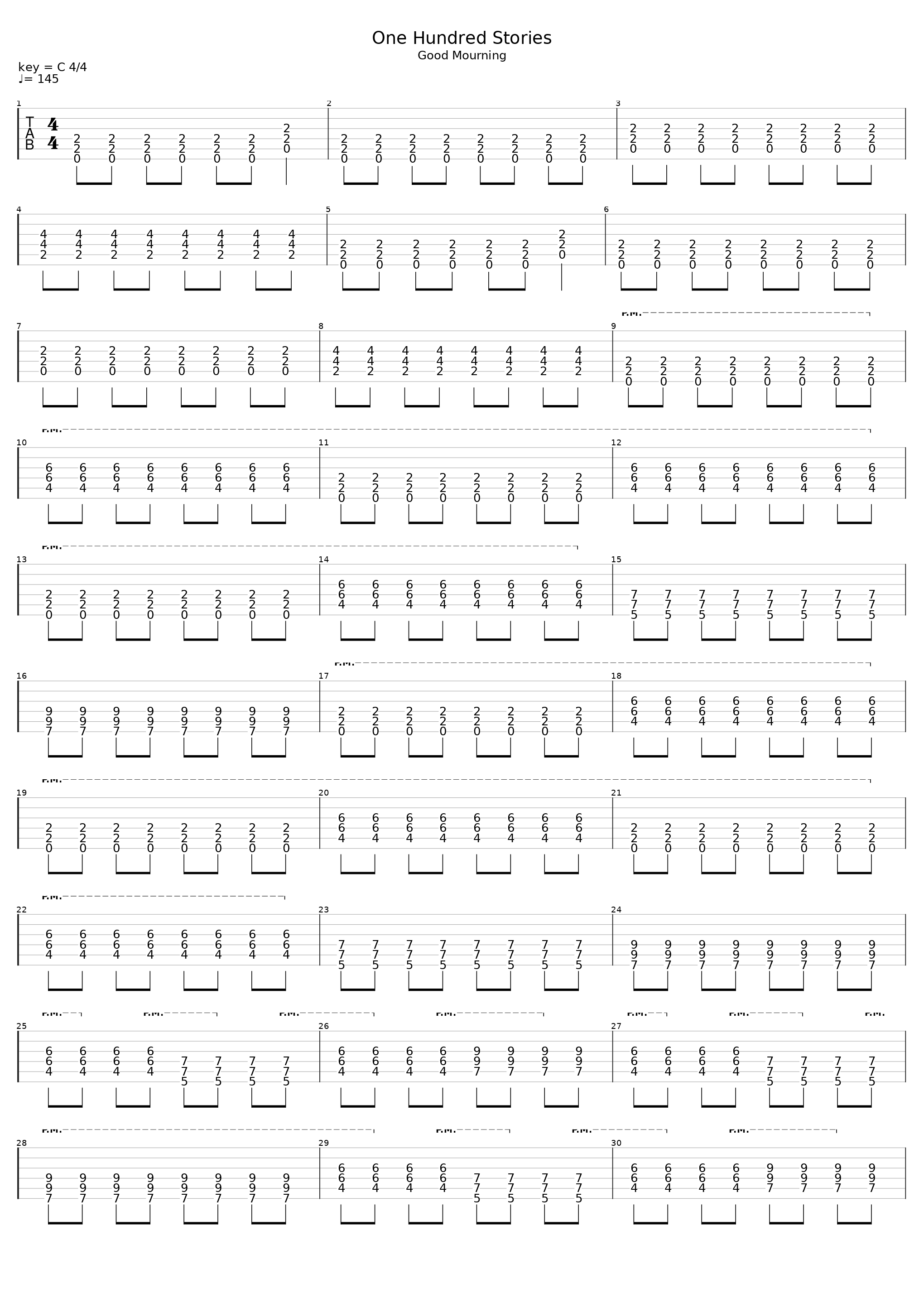 One Hundred Stories_Alkaline Trio_1
