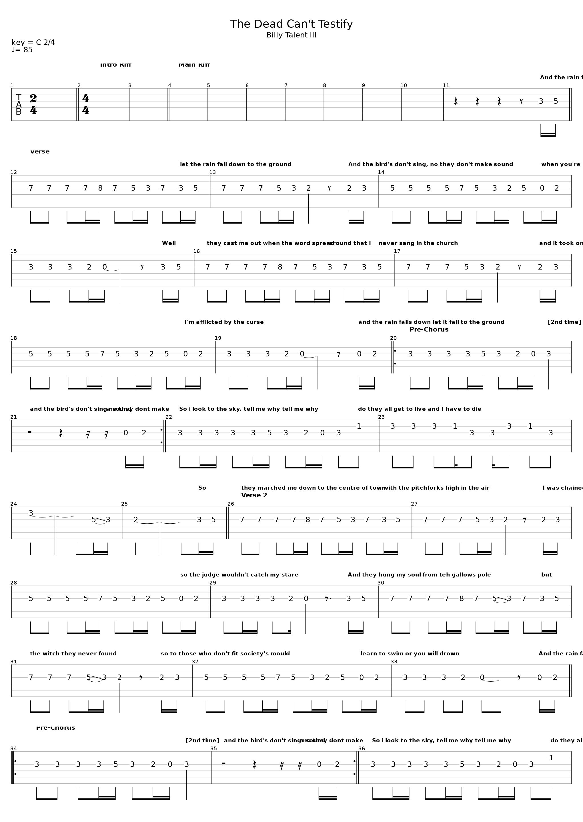 The Dead Can't Testify_Billy Talent_1