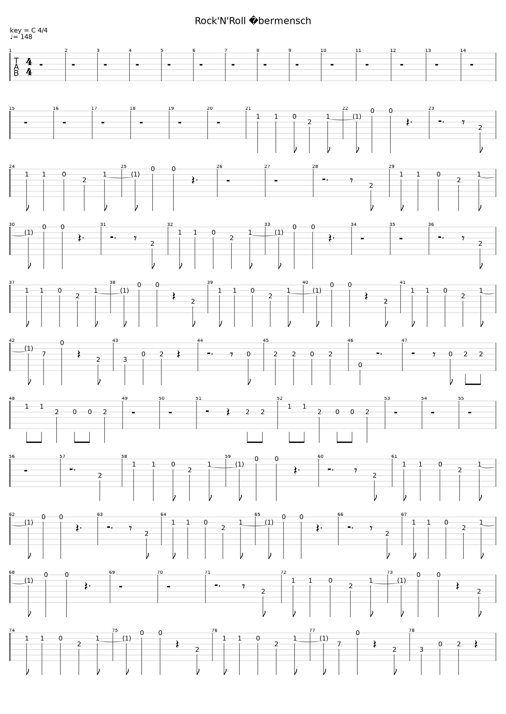 Rock N Roll Bermensch_Die Ärzte_1