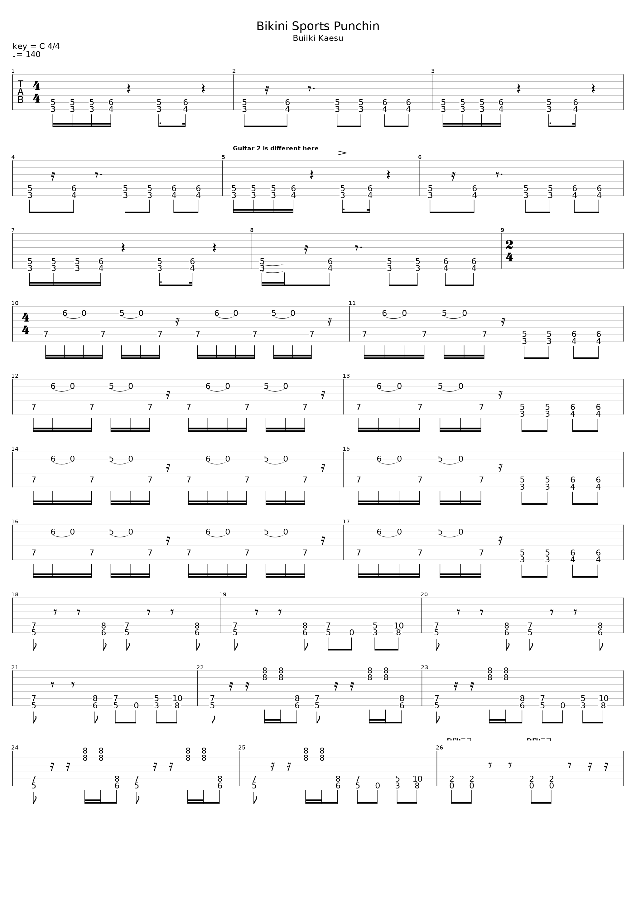 Bikini Sports Punchin_Maximum The Hormone_1
