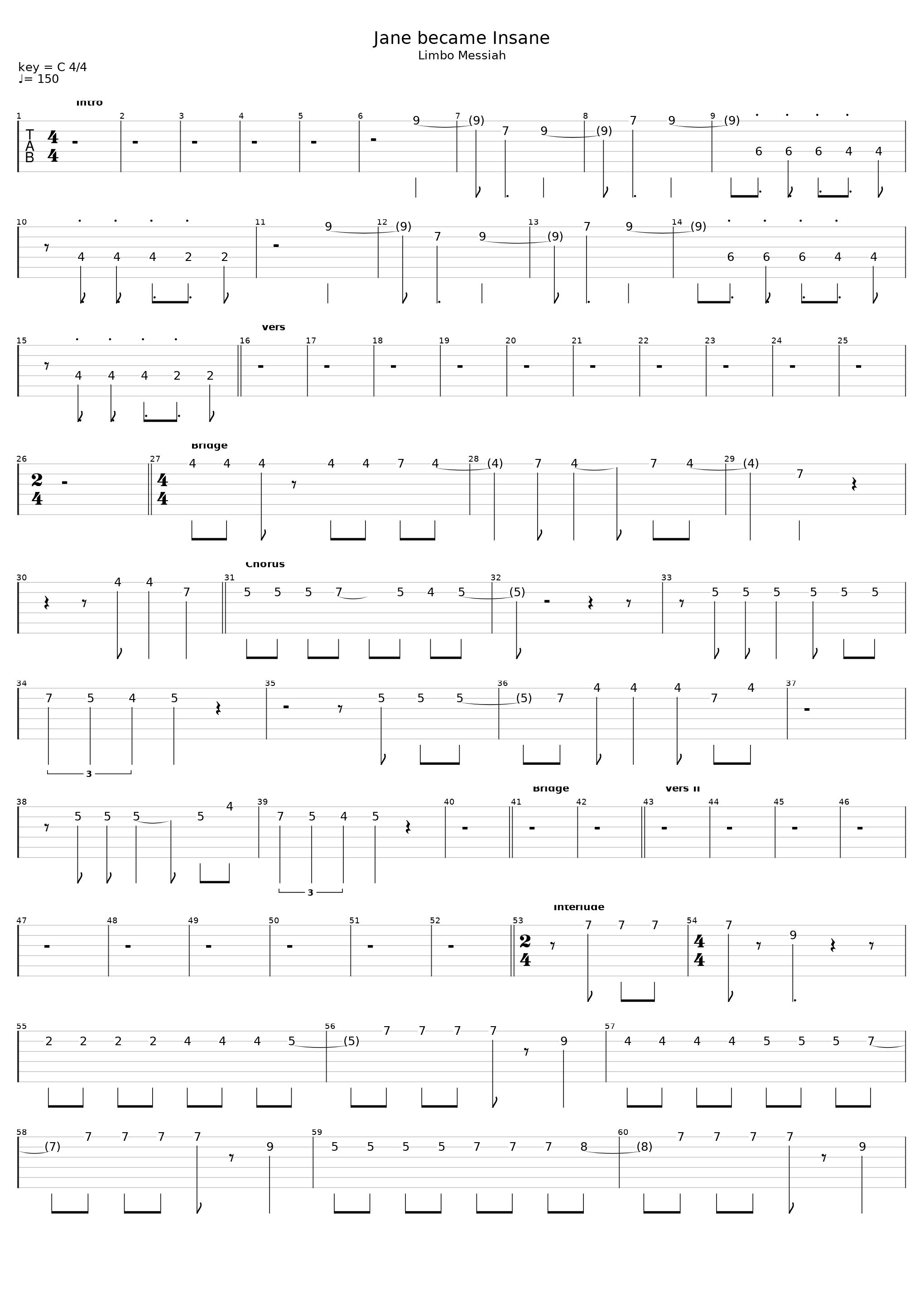 Jane Became Insane Vers.2_Beatsteaks_1