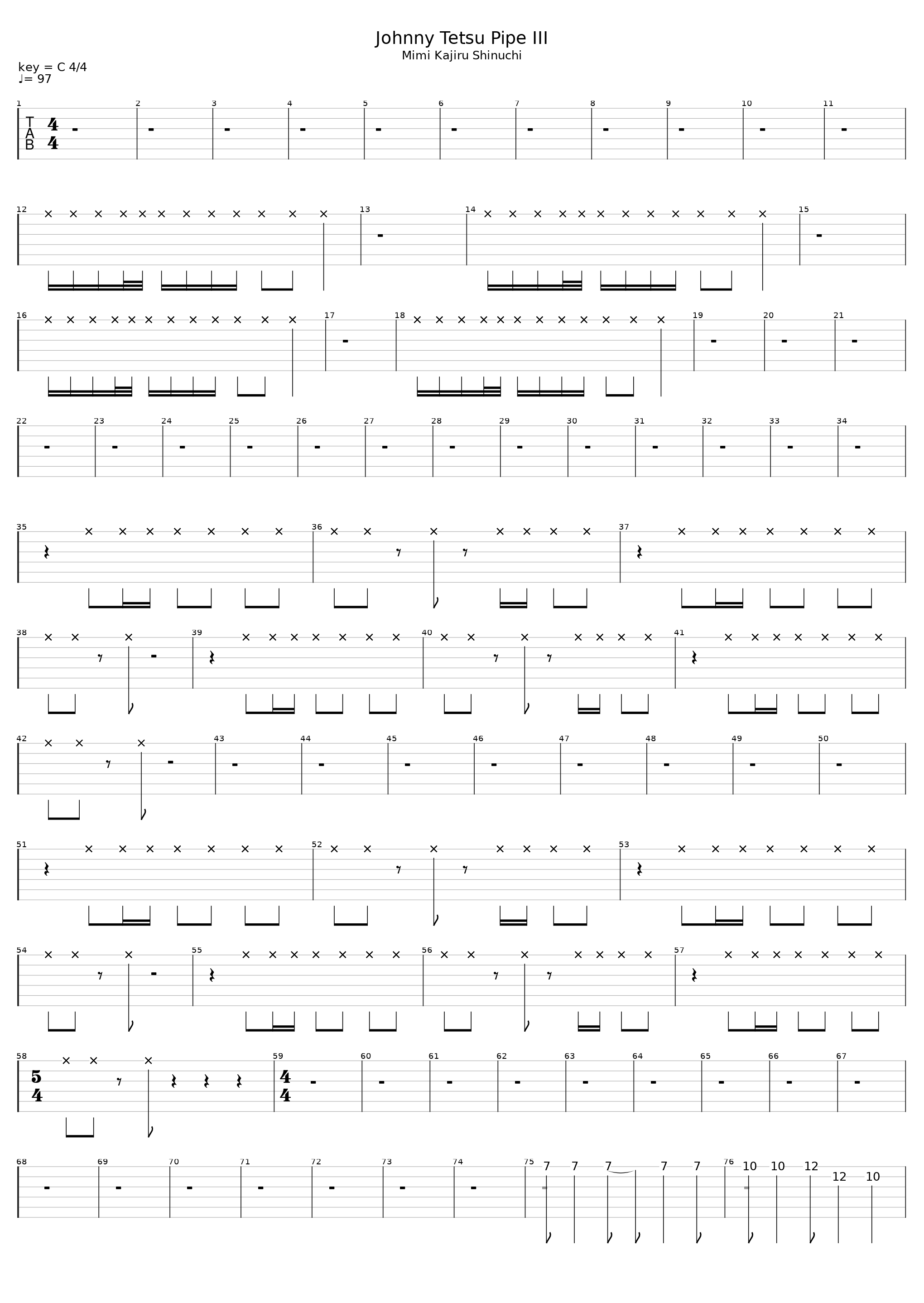Johnny Tetsu Pipe III_Maximum The Hormone_1