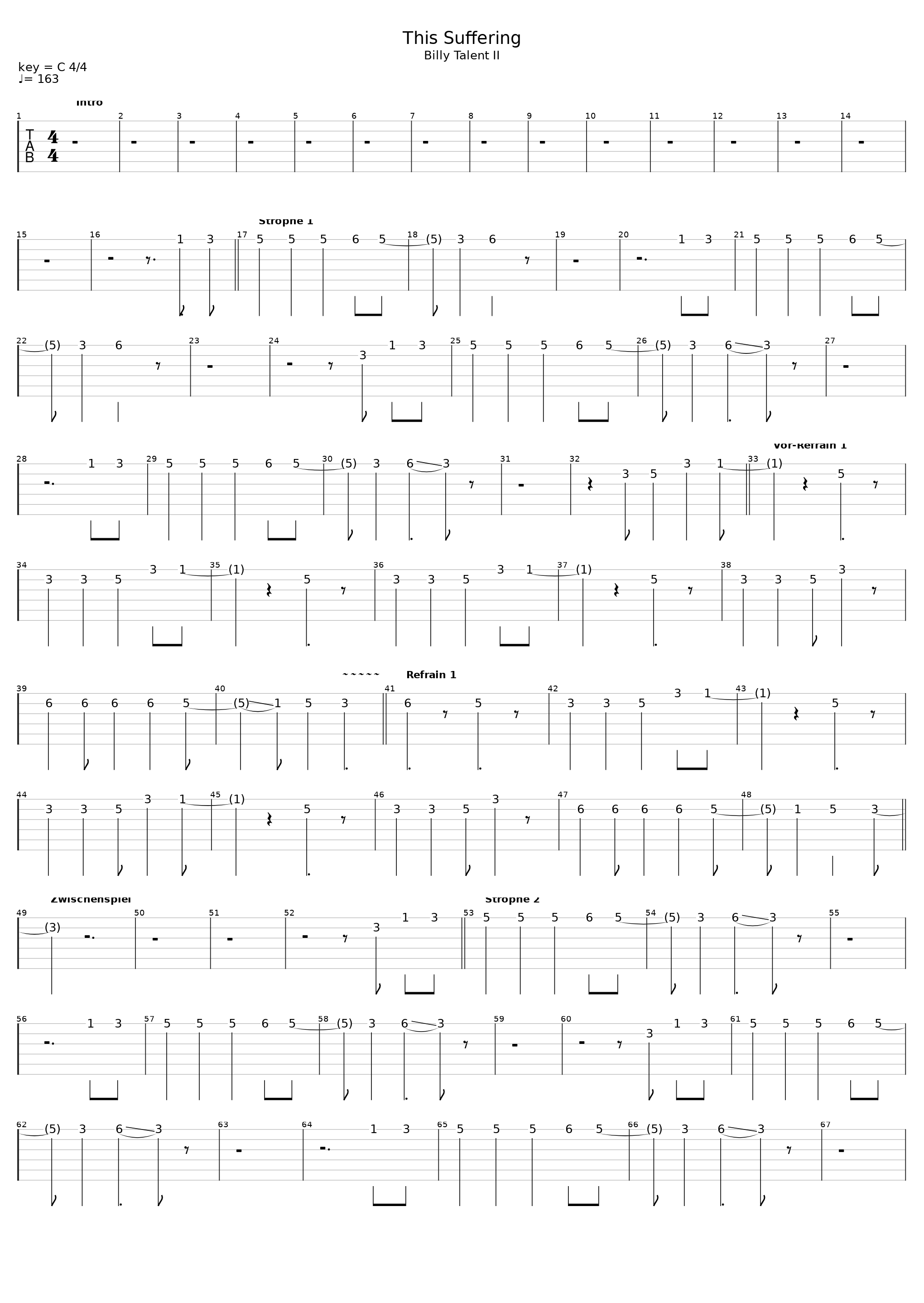 This Suffering (Live)_Billy Talent_1