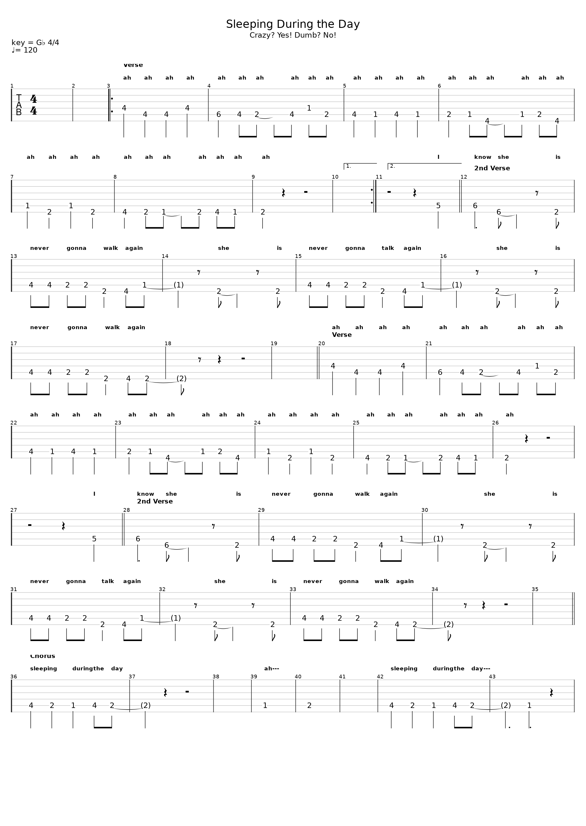 Sleeping During The Day_The Mint Chicks_1