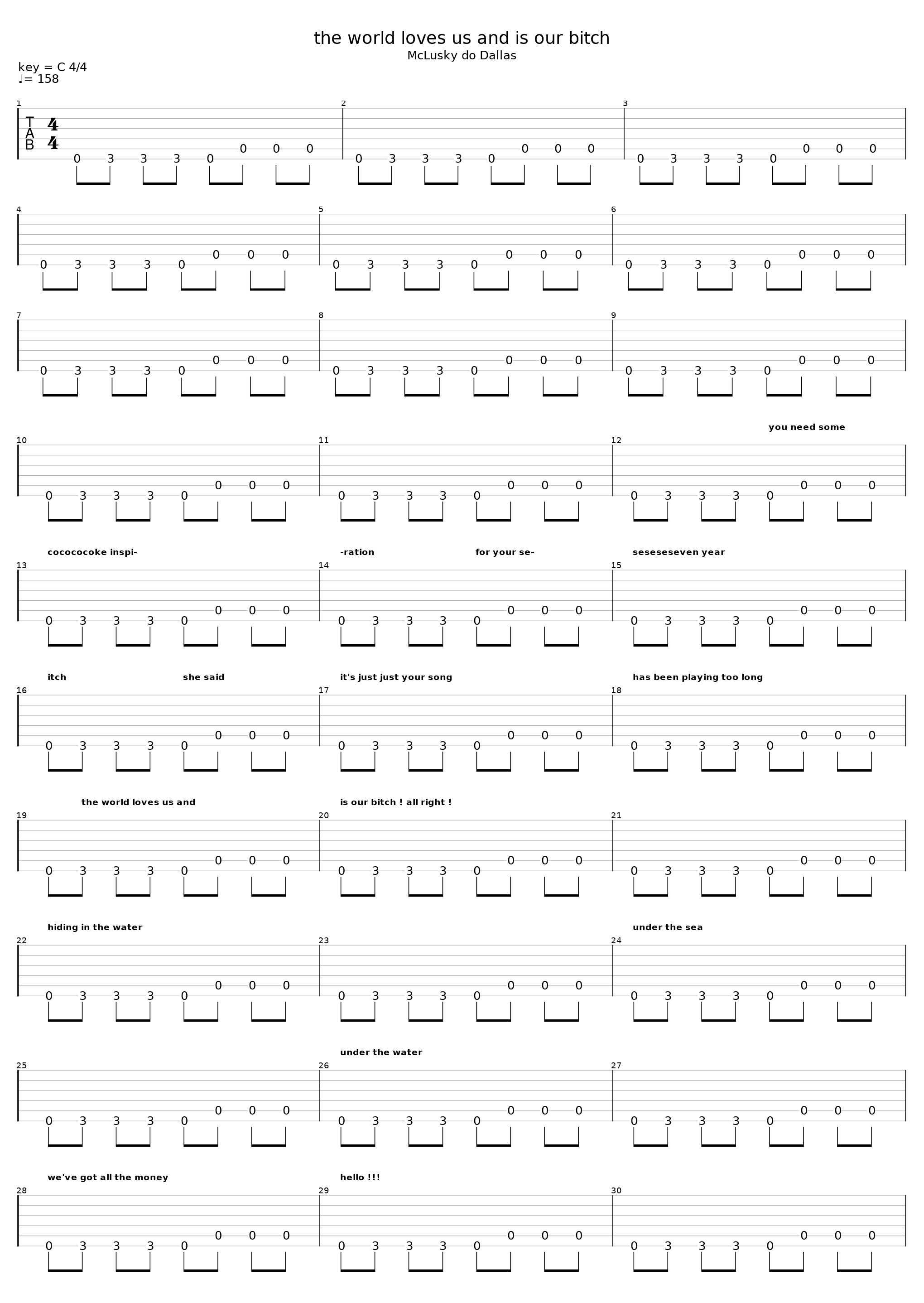 The World Loves Us And Is Our Bitch_McLusky_1