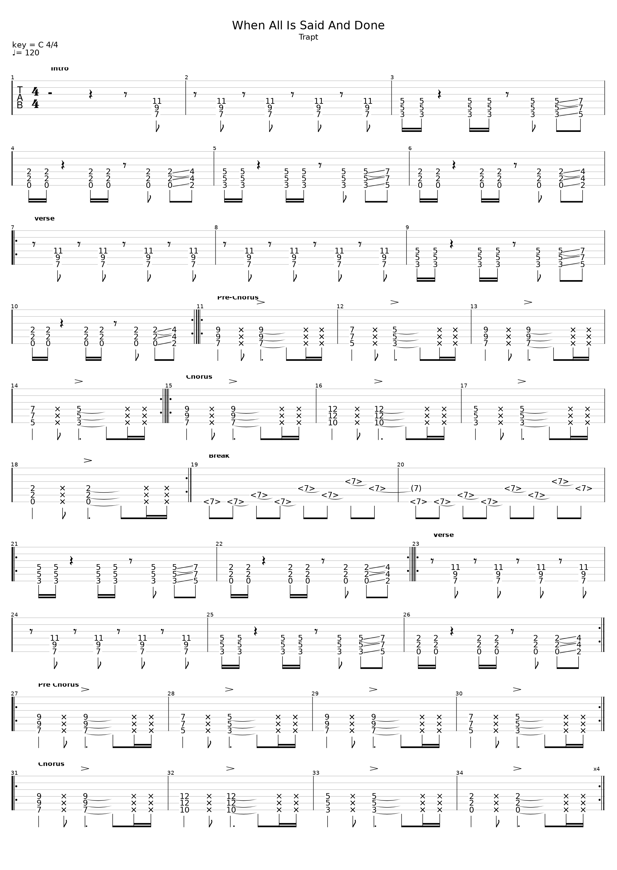 When All Is Said And Done_Trapt_1