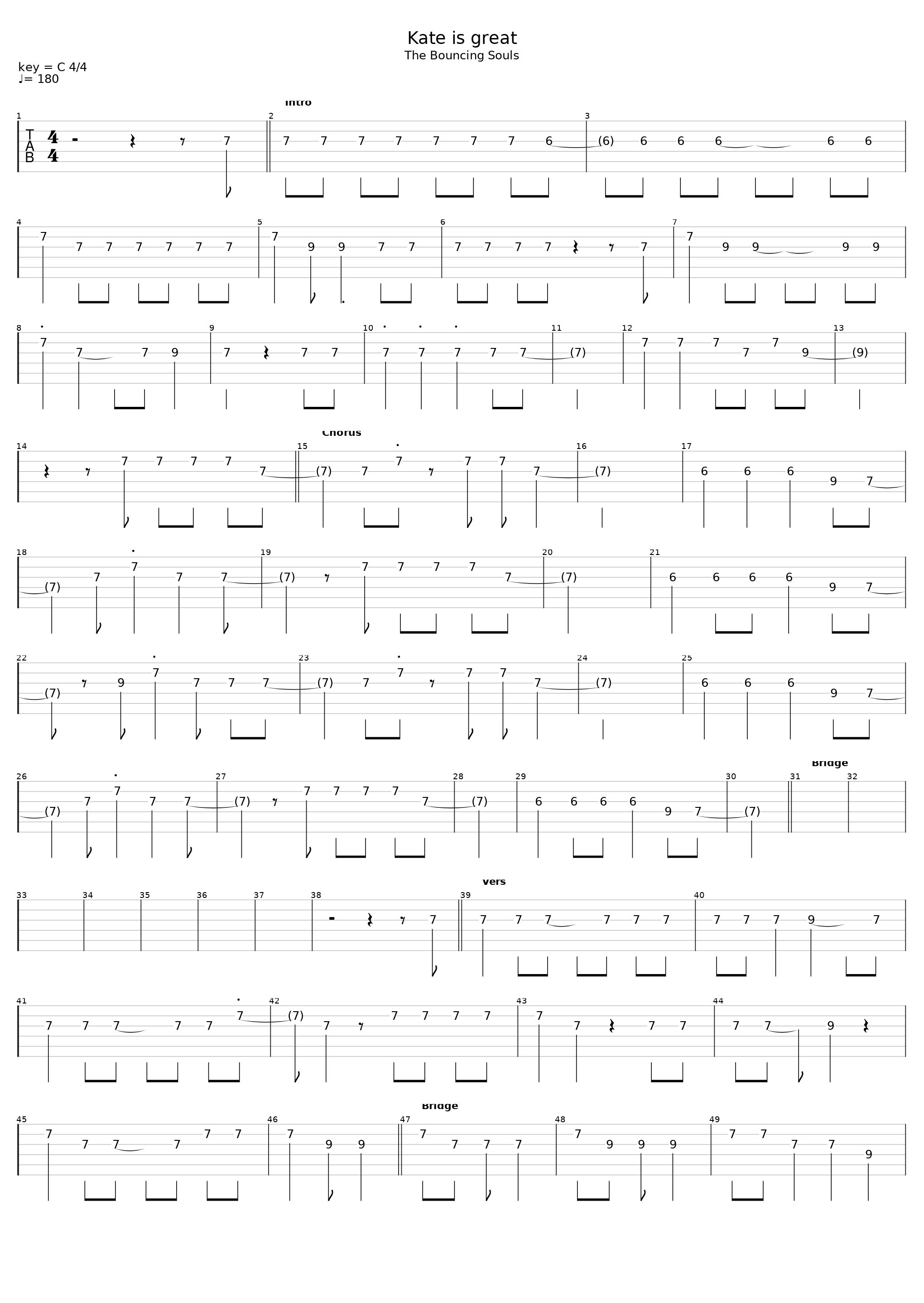 Kate Is Great_The Bouncing Souls_1