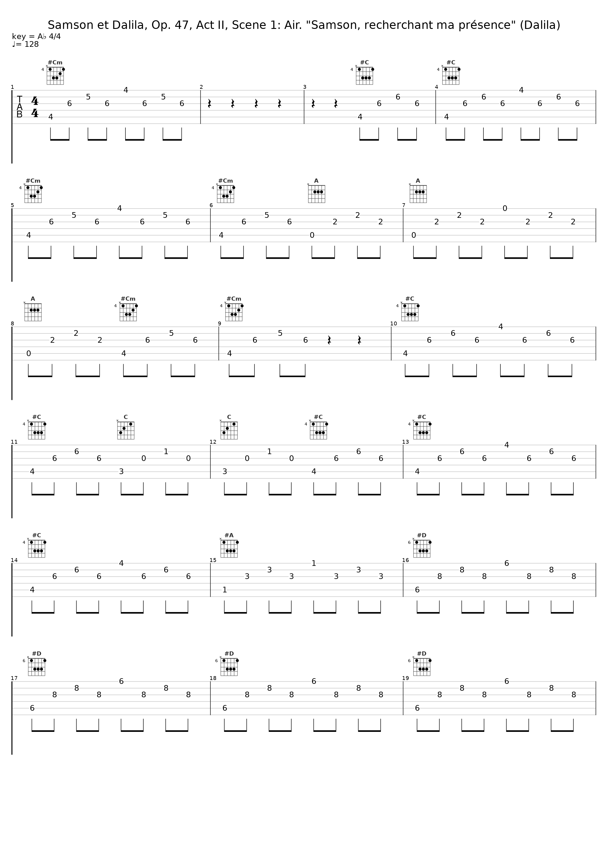Samson et Dalila, Op. 47, Act II, Scene 1: Air. "Samson, recherchant ma présence" (Dalila)_Orchestre National de la Radiodiffusion Française,Maria Callas,Georges Pretre_1