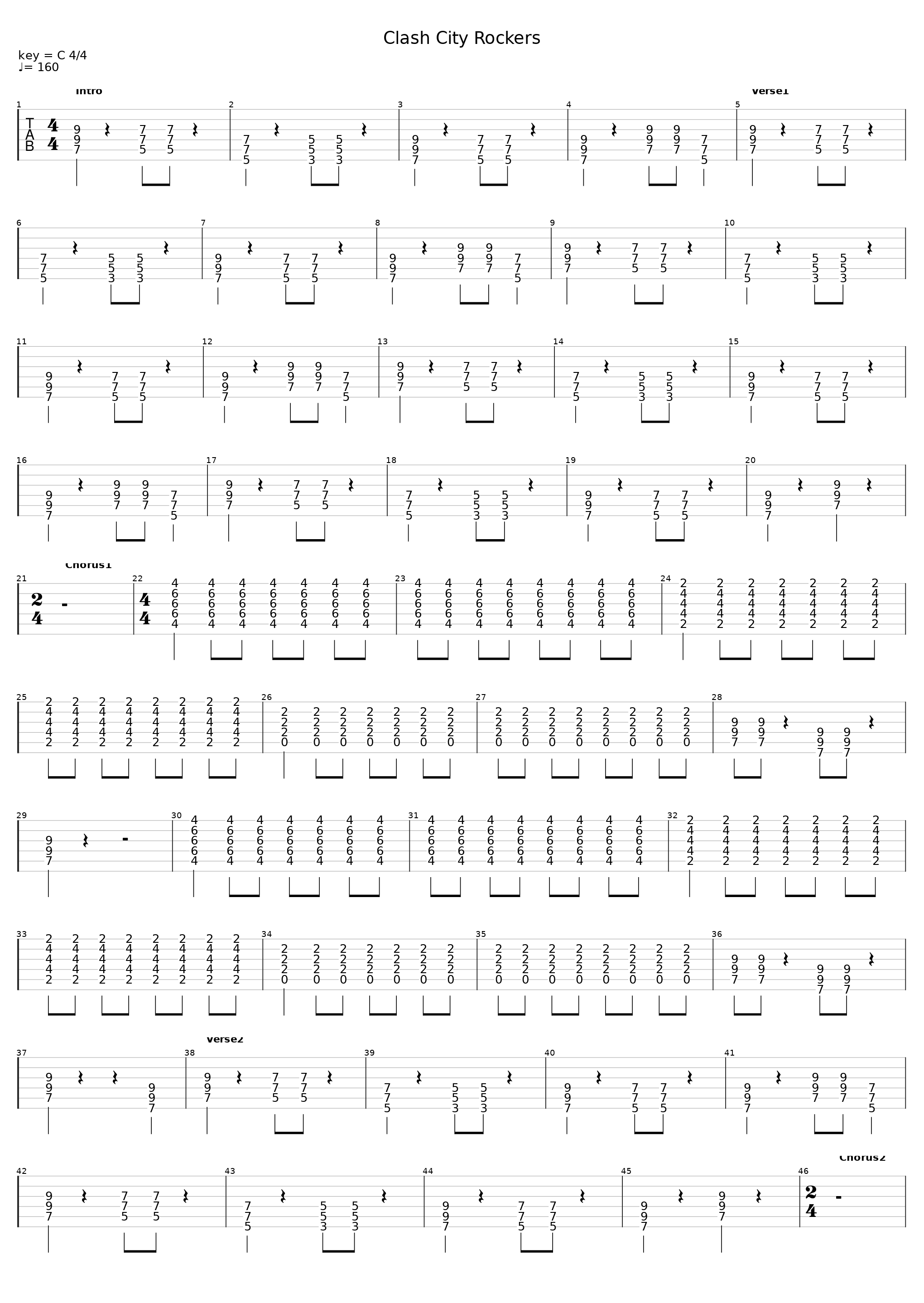 Clash City Rockers_The Clash_1