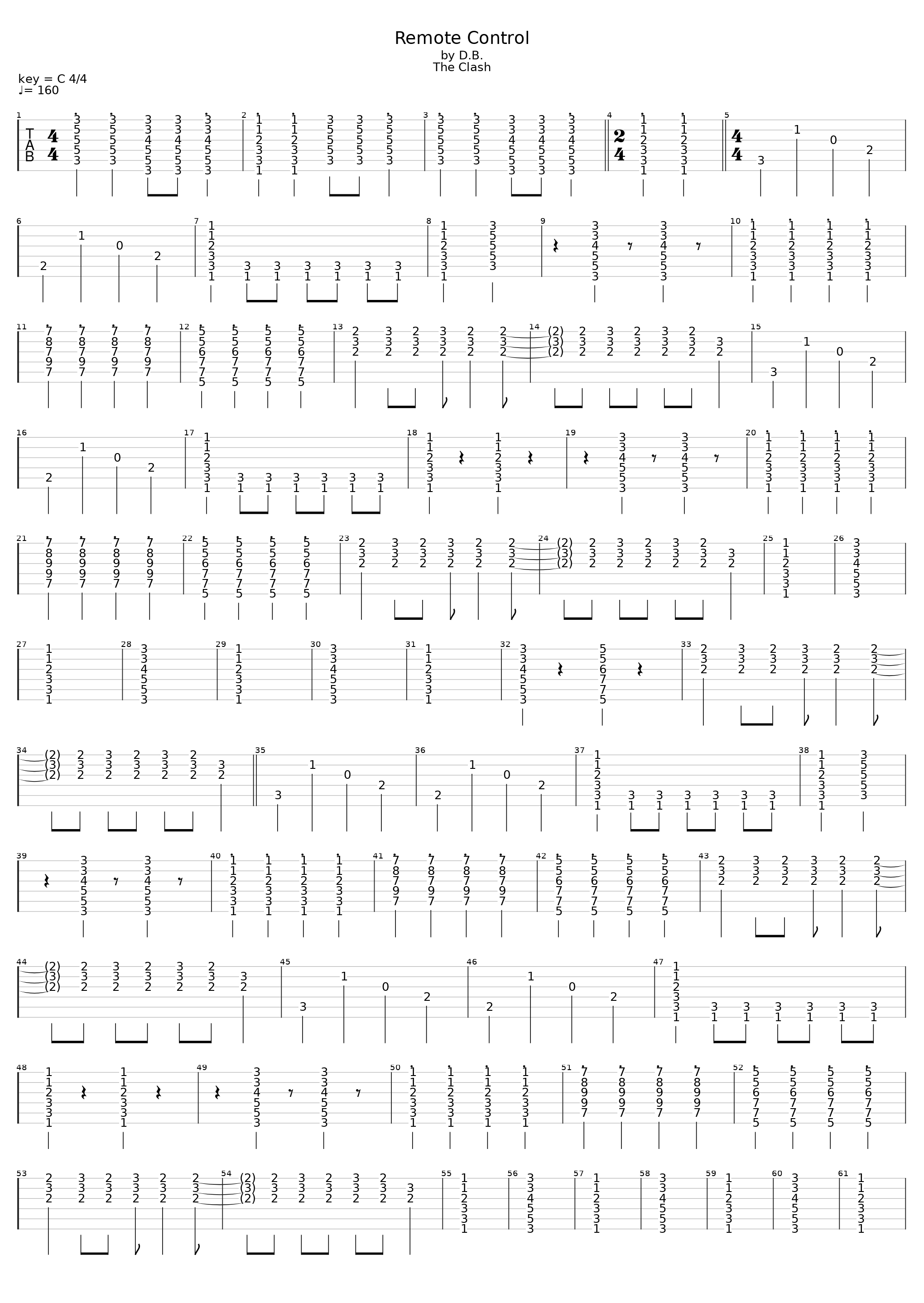 Remote Control_The Clash_1