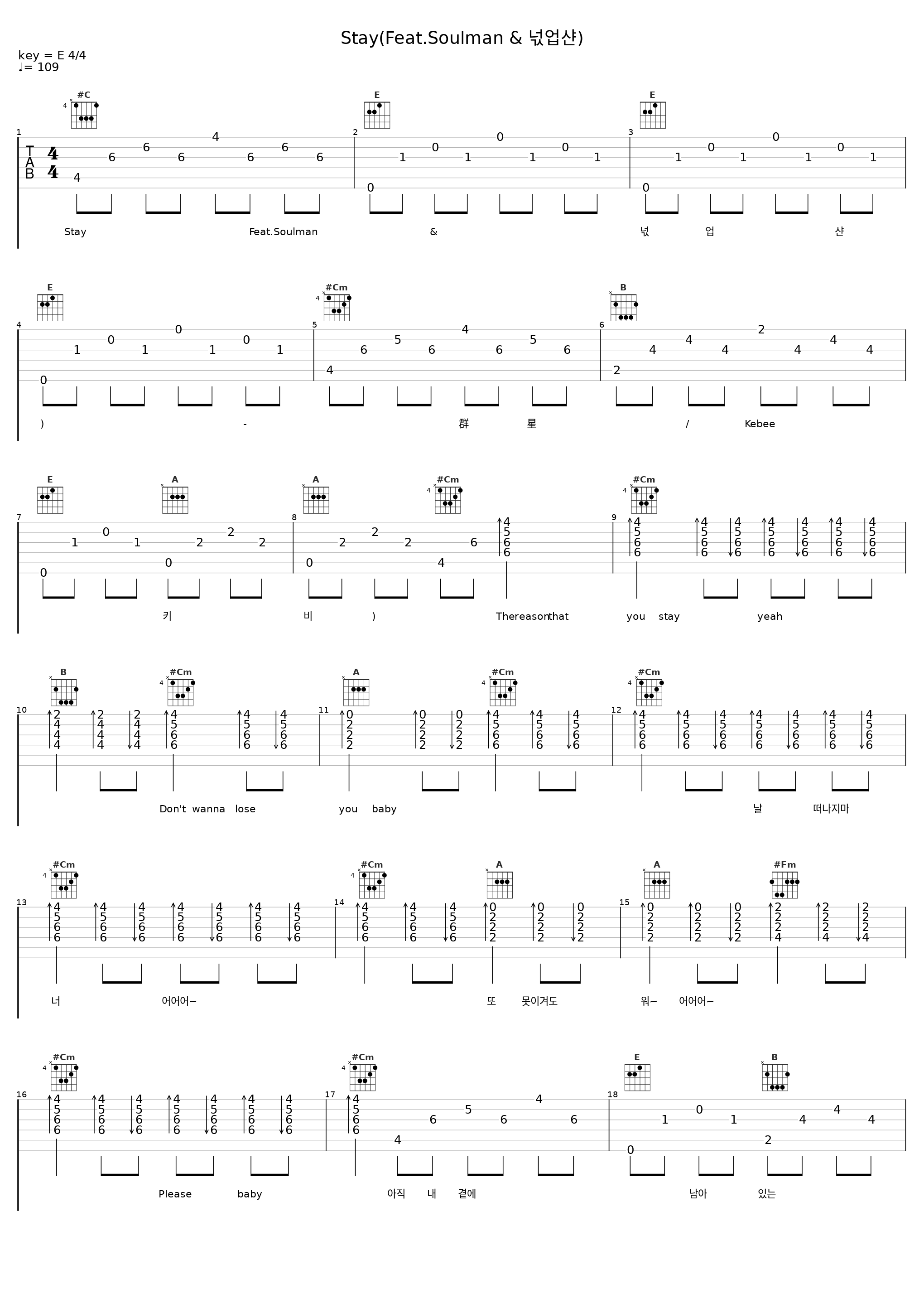Stay(Feat.Soulman & 넋업샨)_群星,Kebee_1