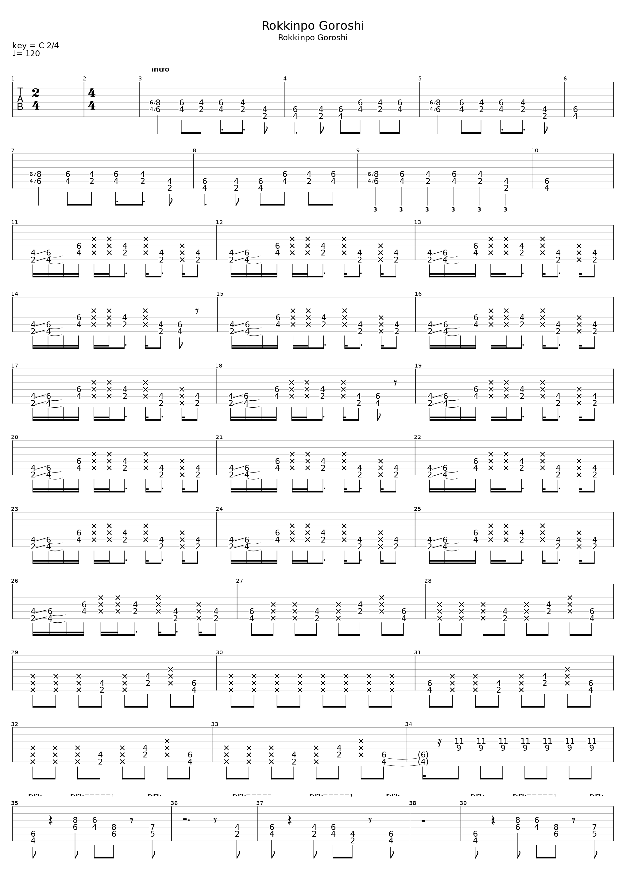 Rokkinpo Goroshi_Maximum The Hormone_1