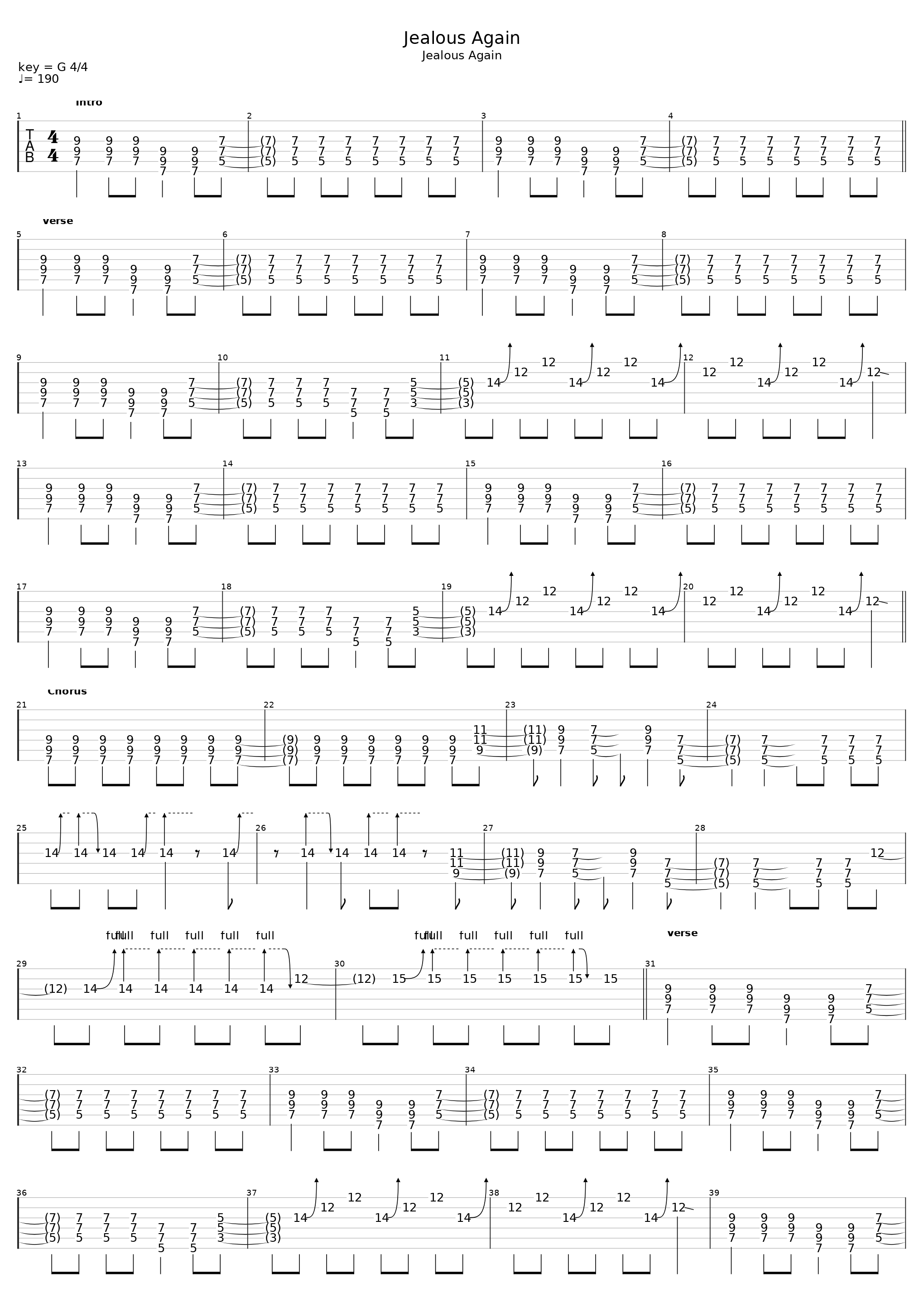 Jealous Again_Black Flag_1