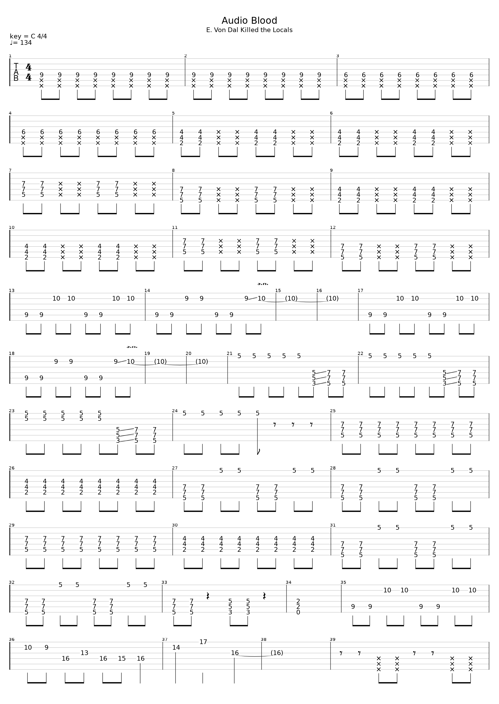 Audio Blood_The Matches_1