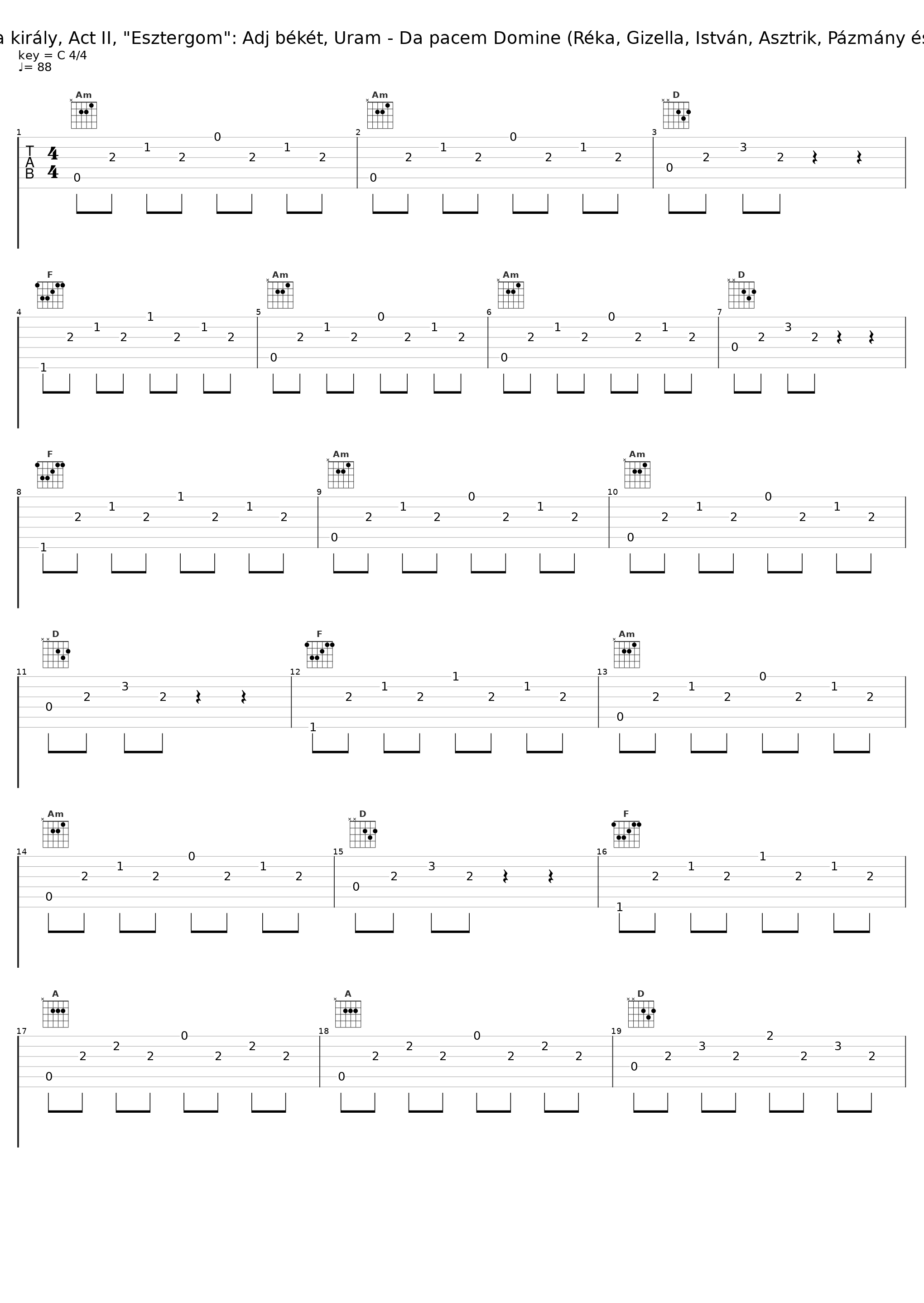 István, a király, Act II, "Esztergom": Adj békét, Uram - Da pacem Domine (Réka, Gizella, István, Asztrik, Pázmány és a Nép)_Varga Miklós,Peter Balazs,Sandor Szakacsi,Sandor Soros,Máté Victor,Kati Berek,Gyula Vikidál,Sára Bernadett,Bill Gyula Deák,Sandor Halmagyi,Balázsovits Lajos,Nyertes Zsuzsa,Körtvélyessy Zsolt,Hűvösvölgyi Ildikó,Jacint Juhasz,Fonográf Ensemble,Illés Ensembl_1