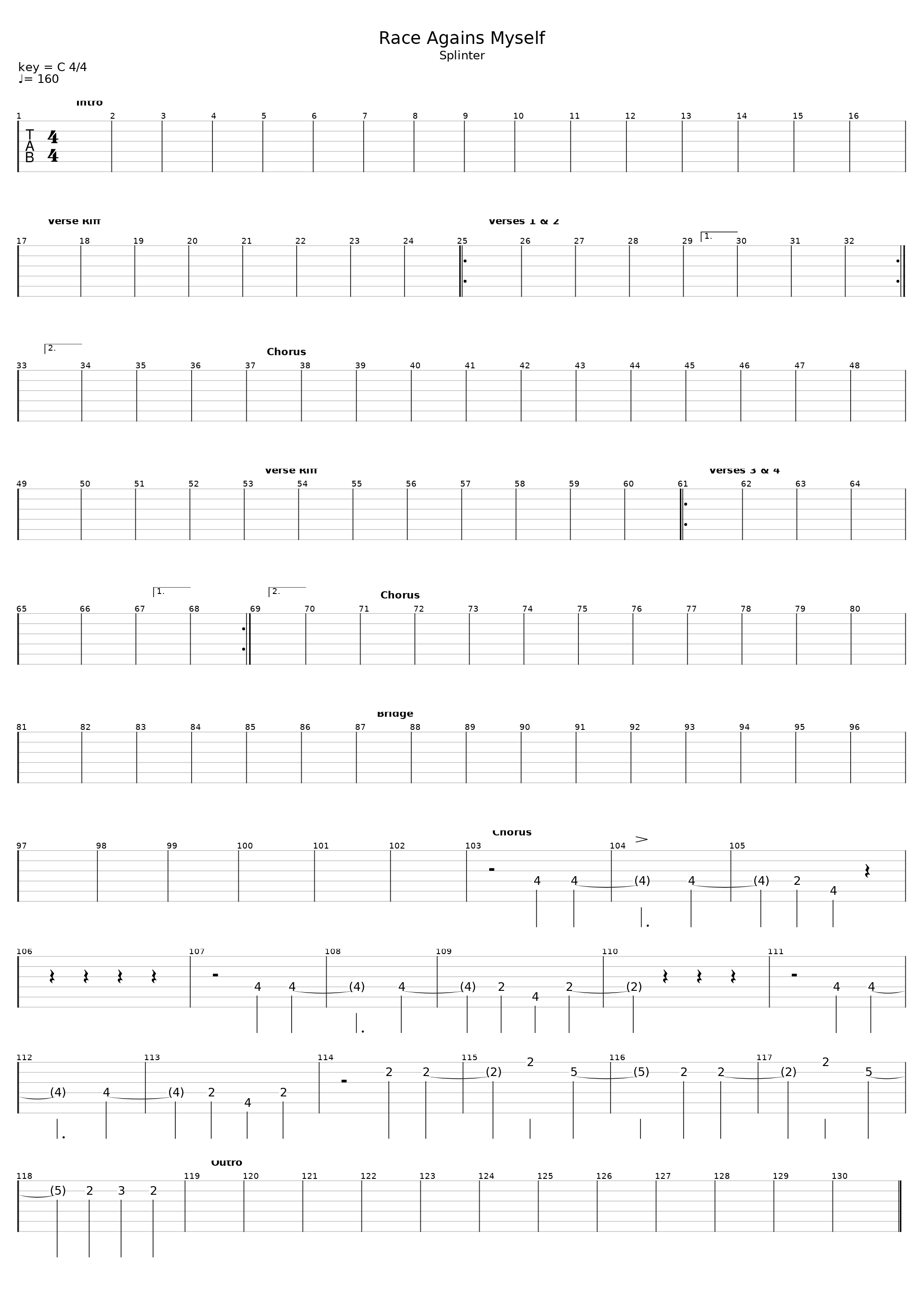 A Race Against Myself_The Offspring_1