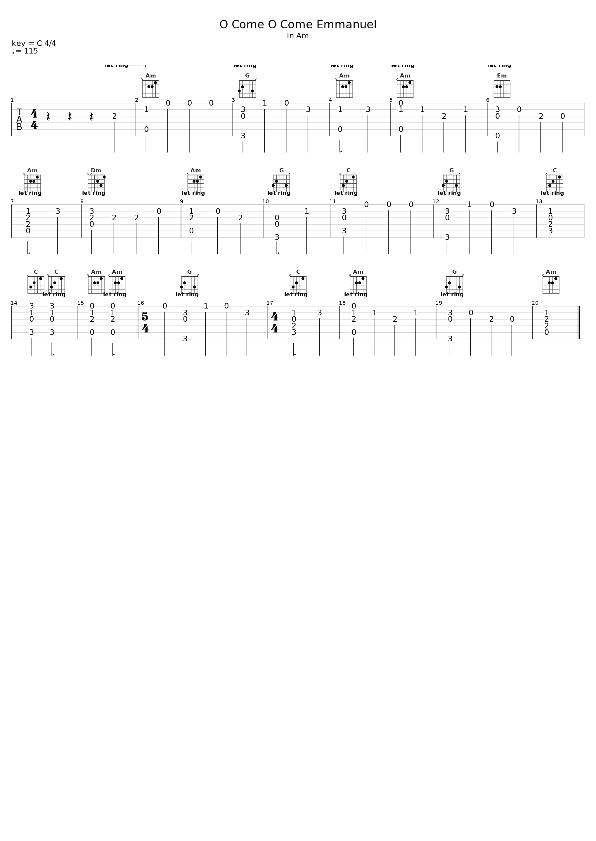 O Come O Come Emmanuel_Christmas_1