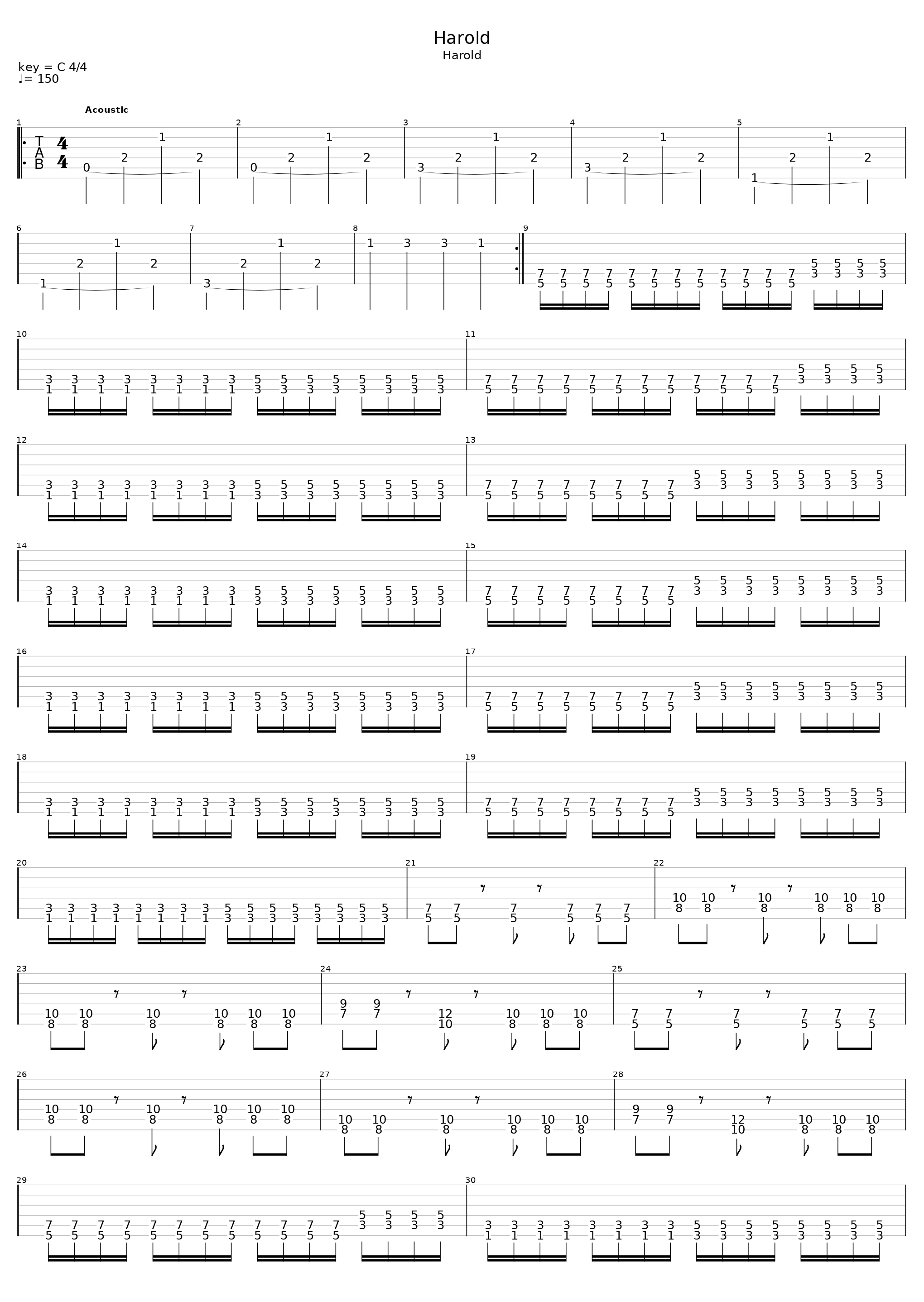 Harold_First Impression_1