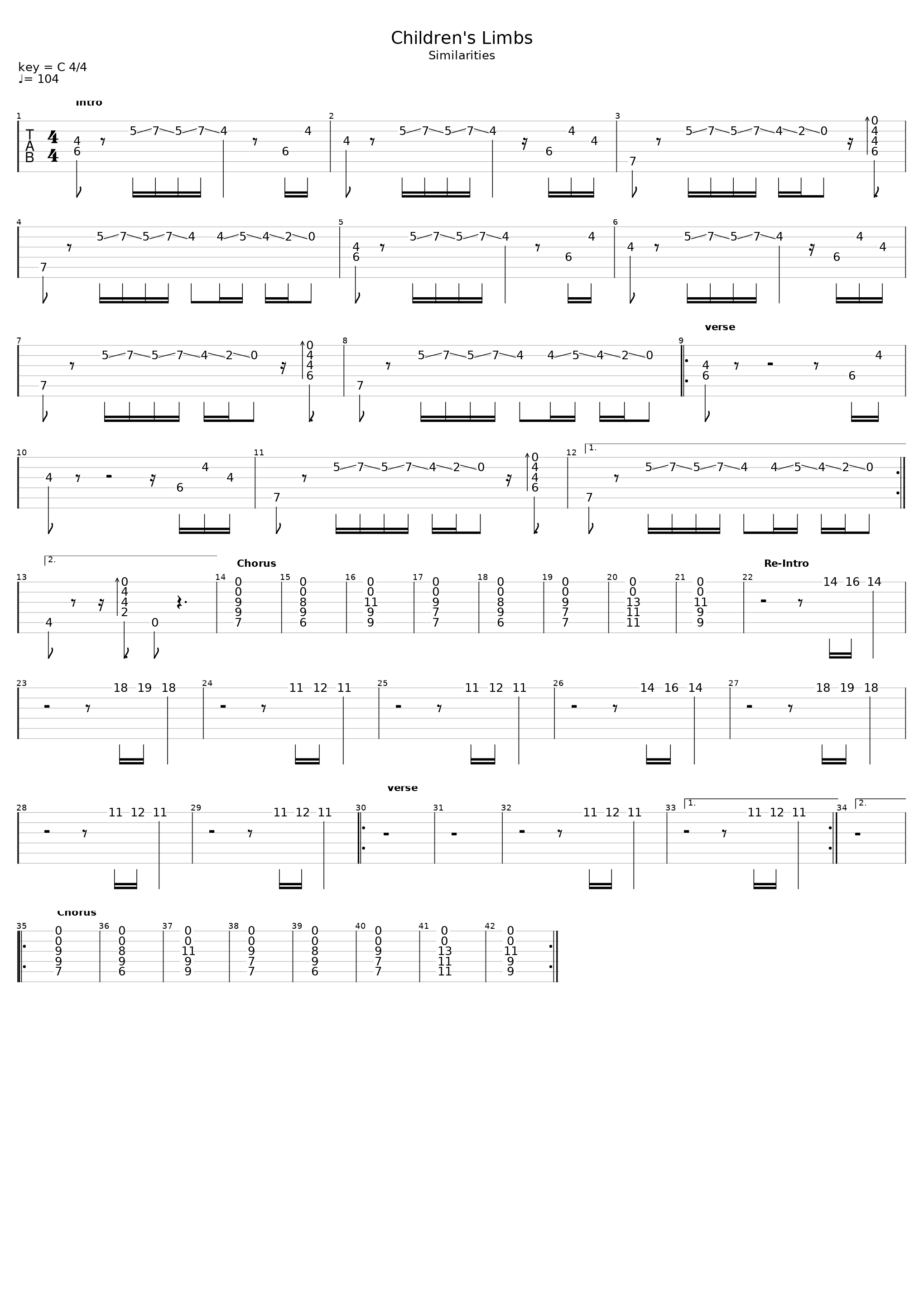 Childrens Limbs_Biffy Clyro_1