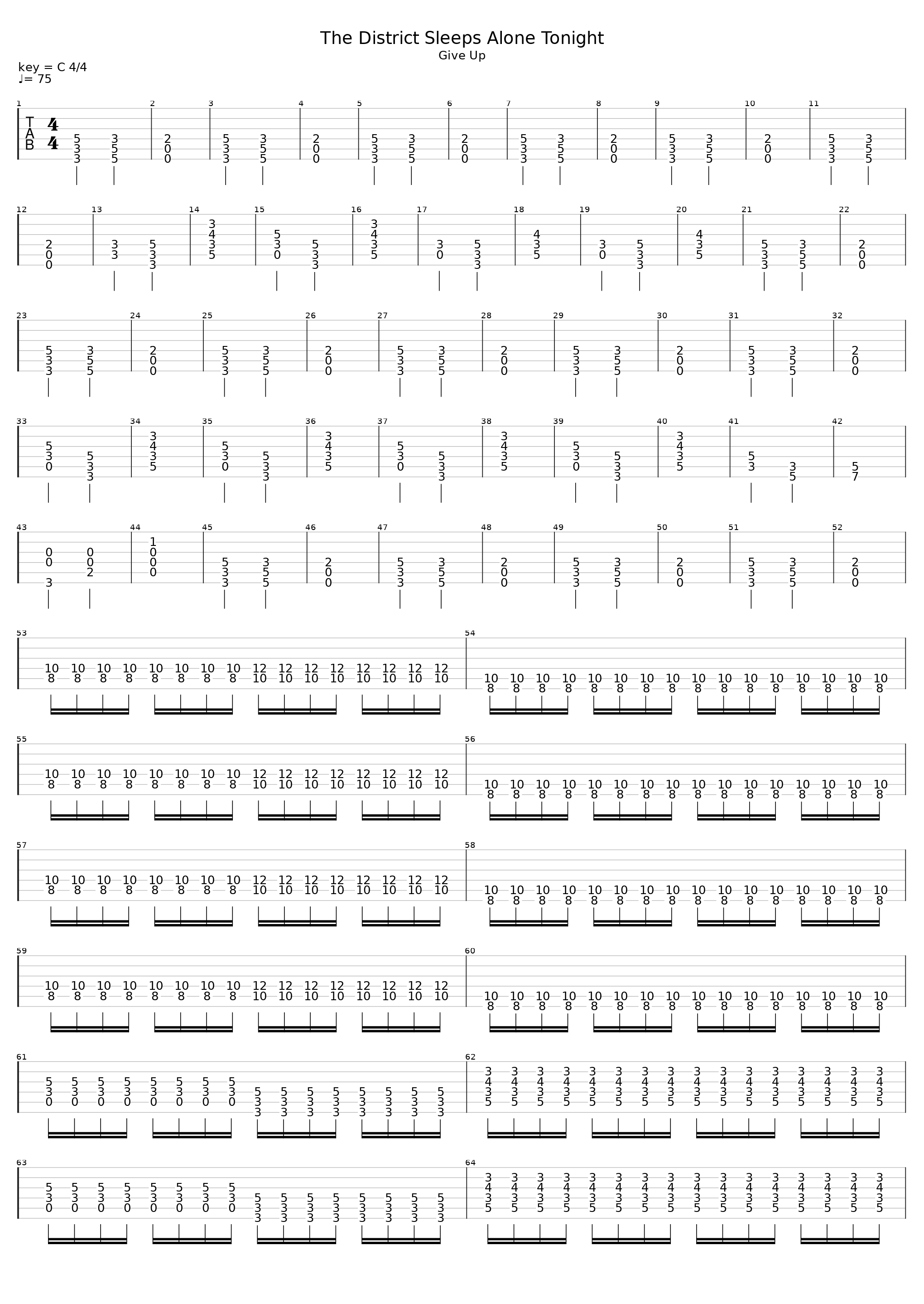 The District Sleeps Alone Tonight_The Postal Service_1
