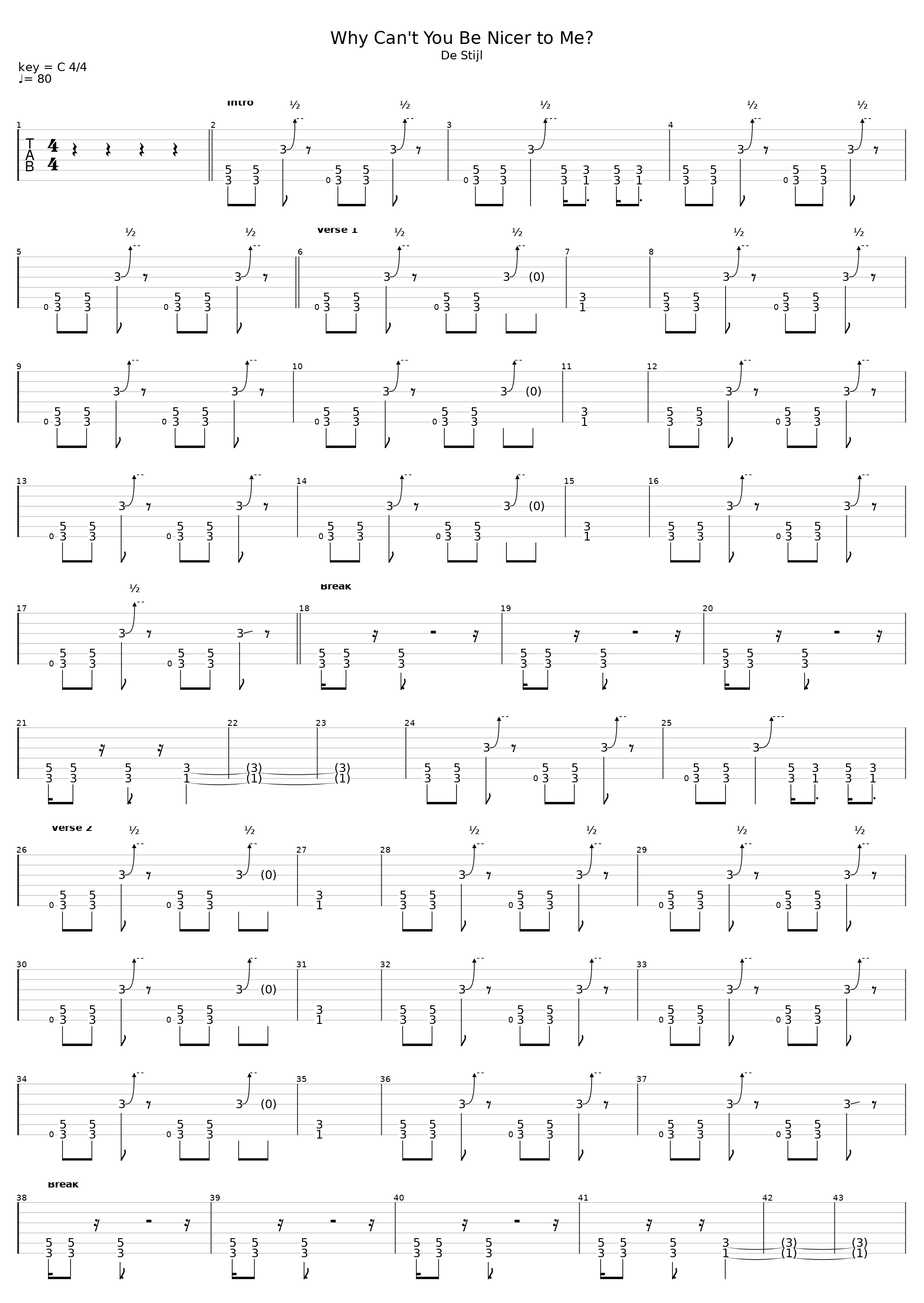 Why Can't You Be Nicer To Me_The White Stripes_1