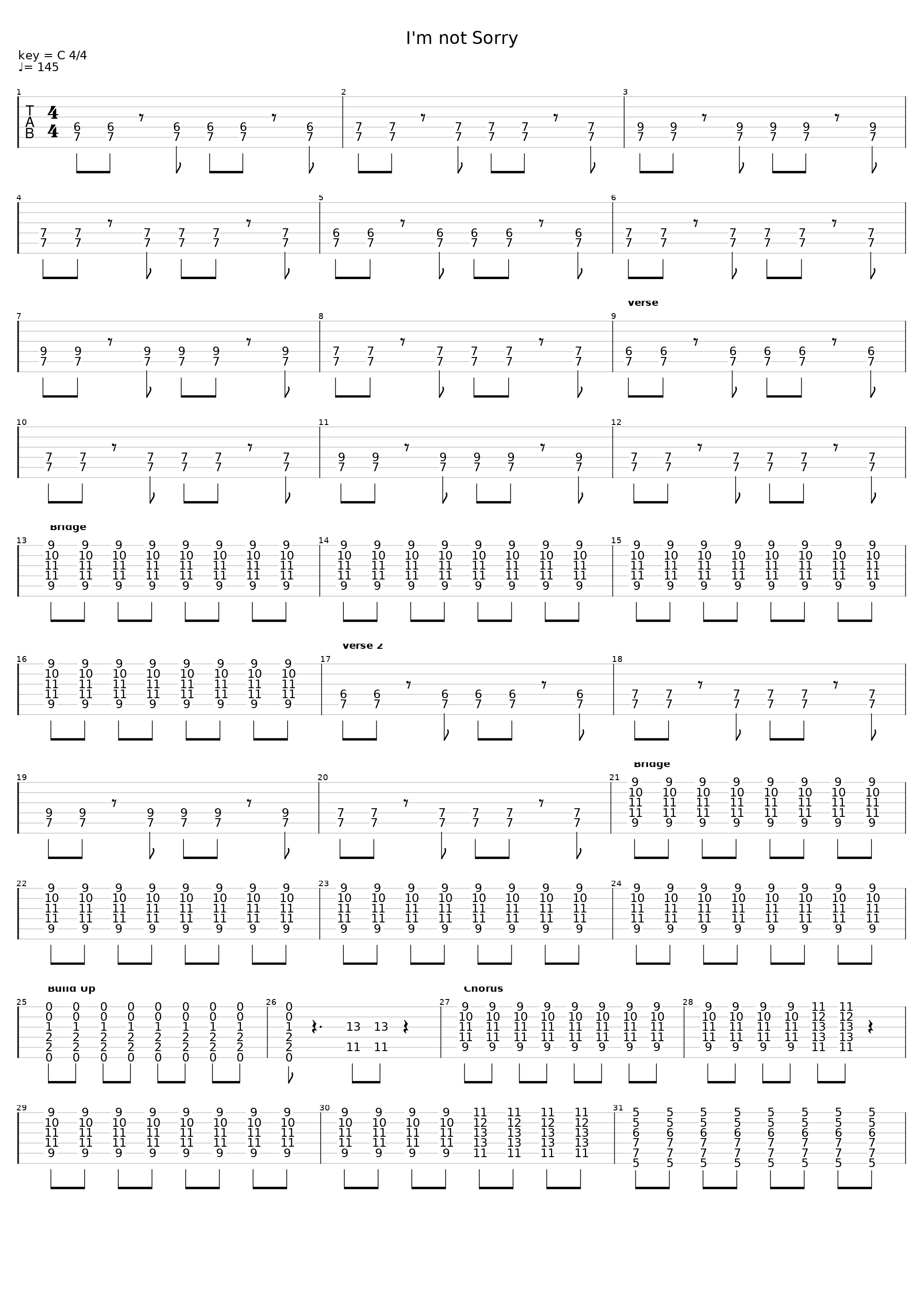 I'm Not Sorry_The Pigeon Detectives_1