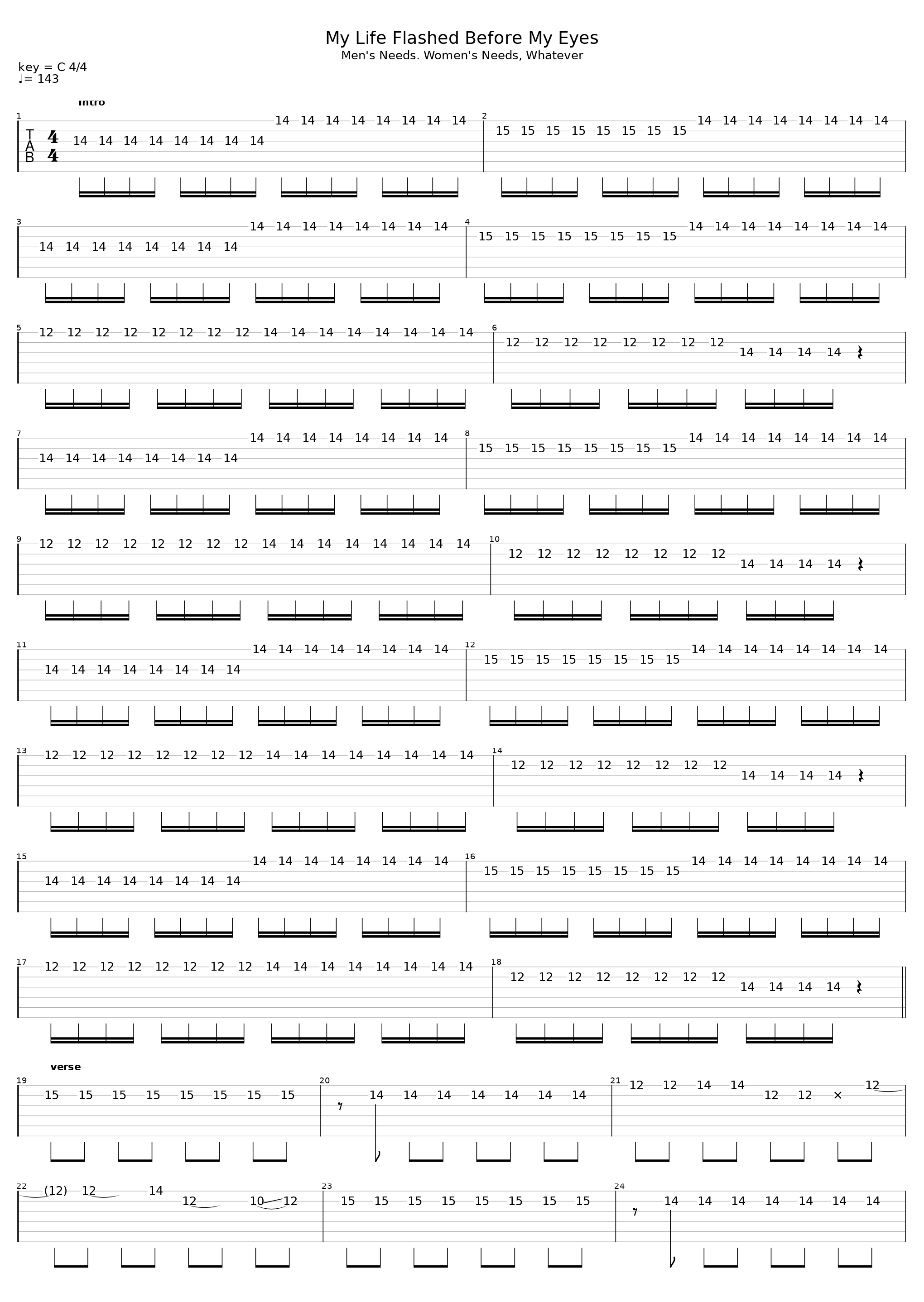 My Life Flashed Before My Eyes_The Cribs_1