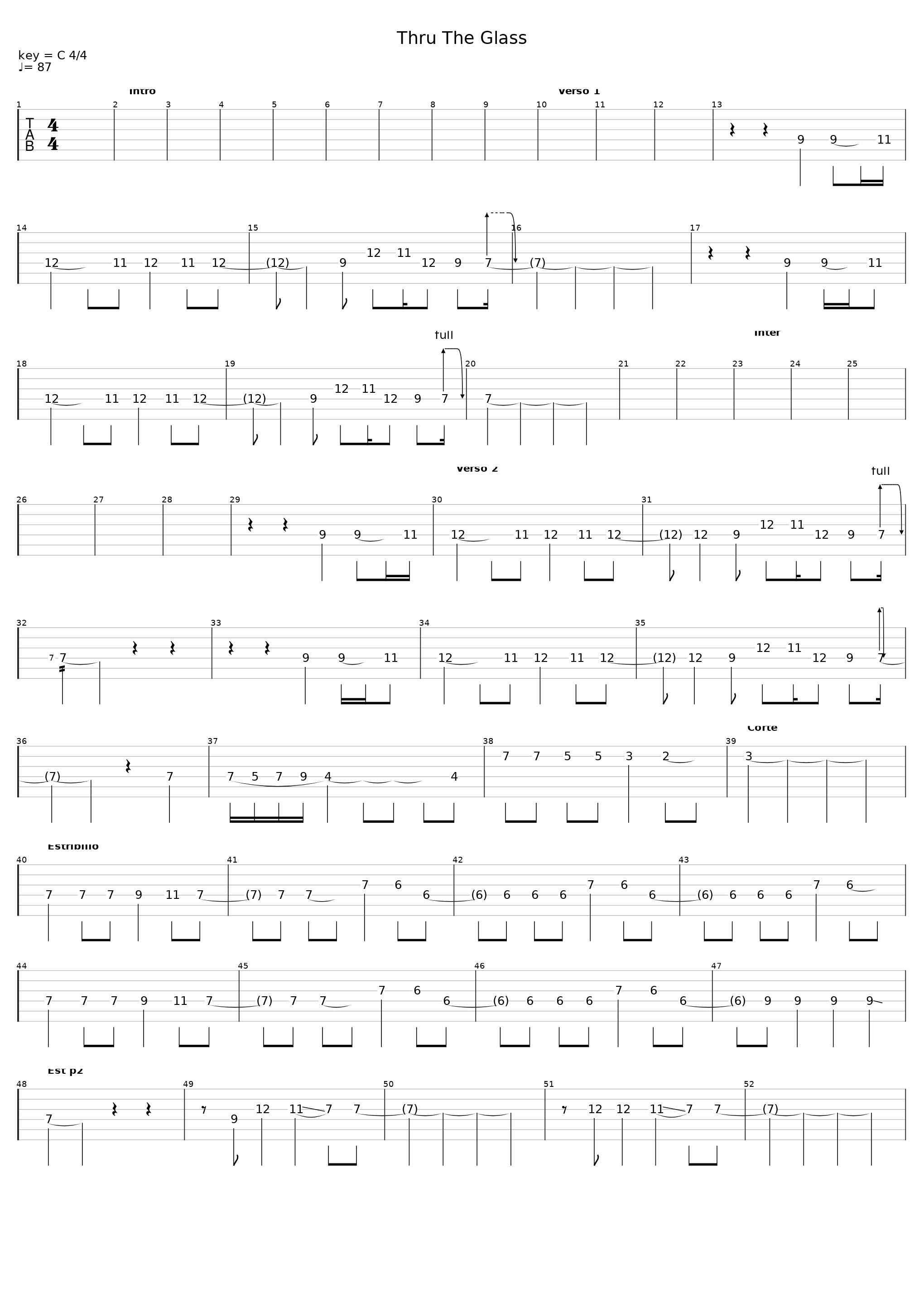 Thru The Glass_Thirteen Senses_1