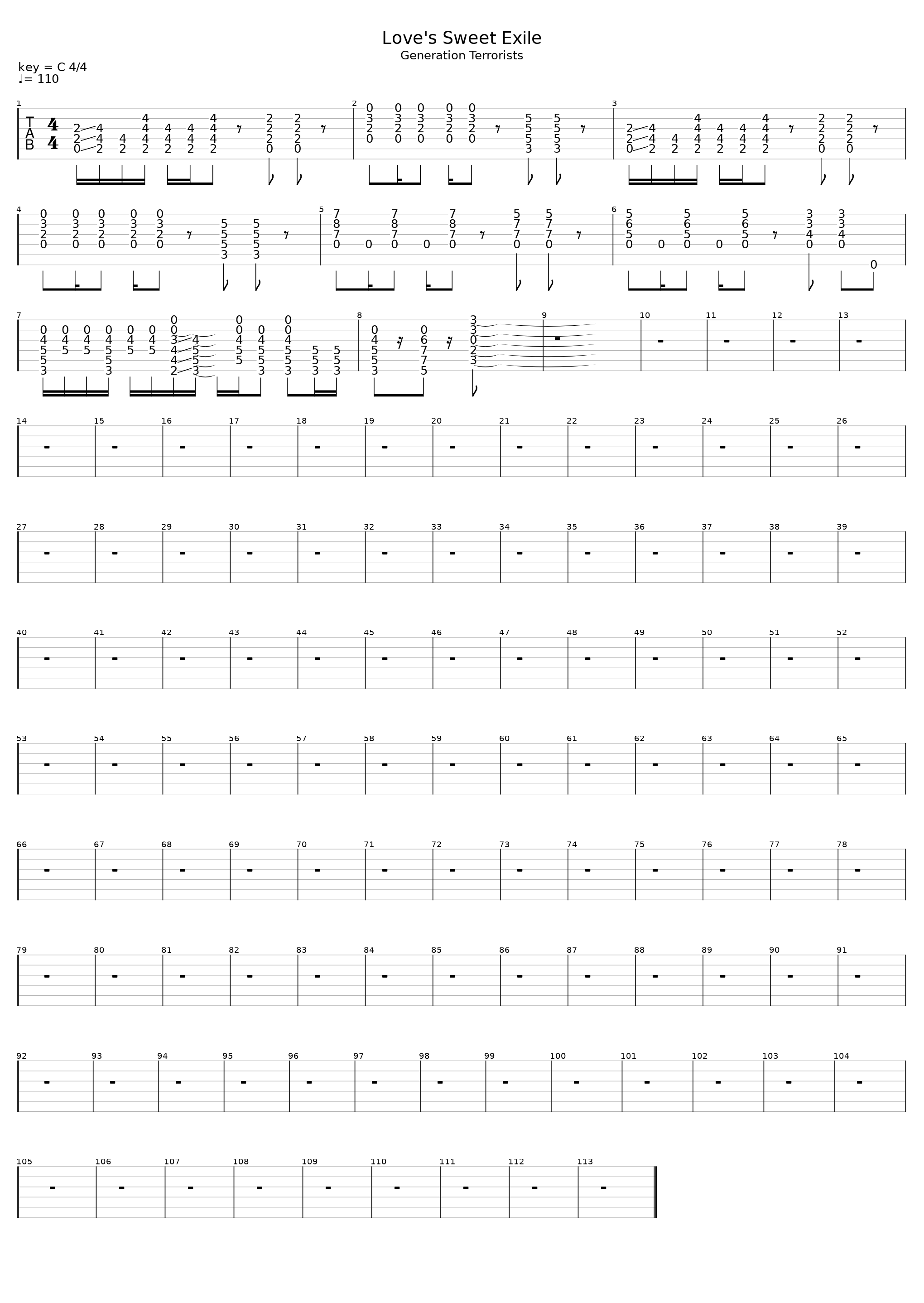 Loves Sweet Exile_Manic Street Preachers_1