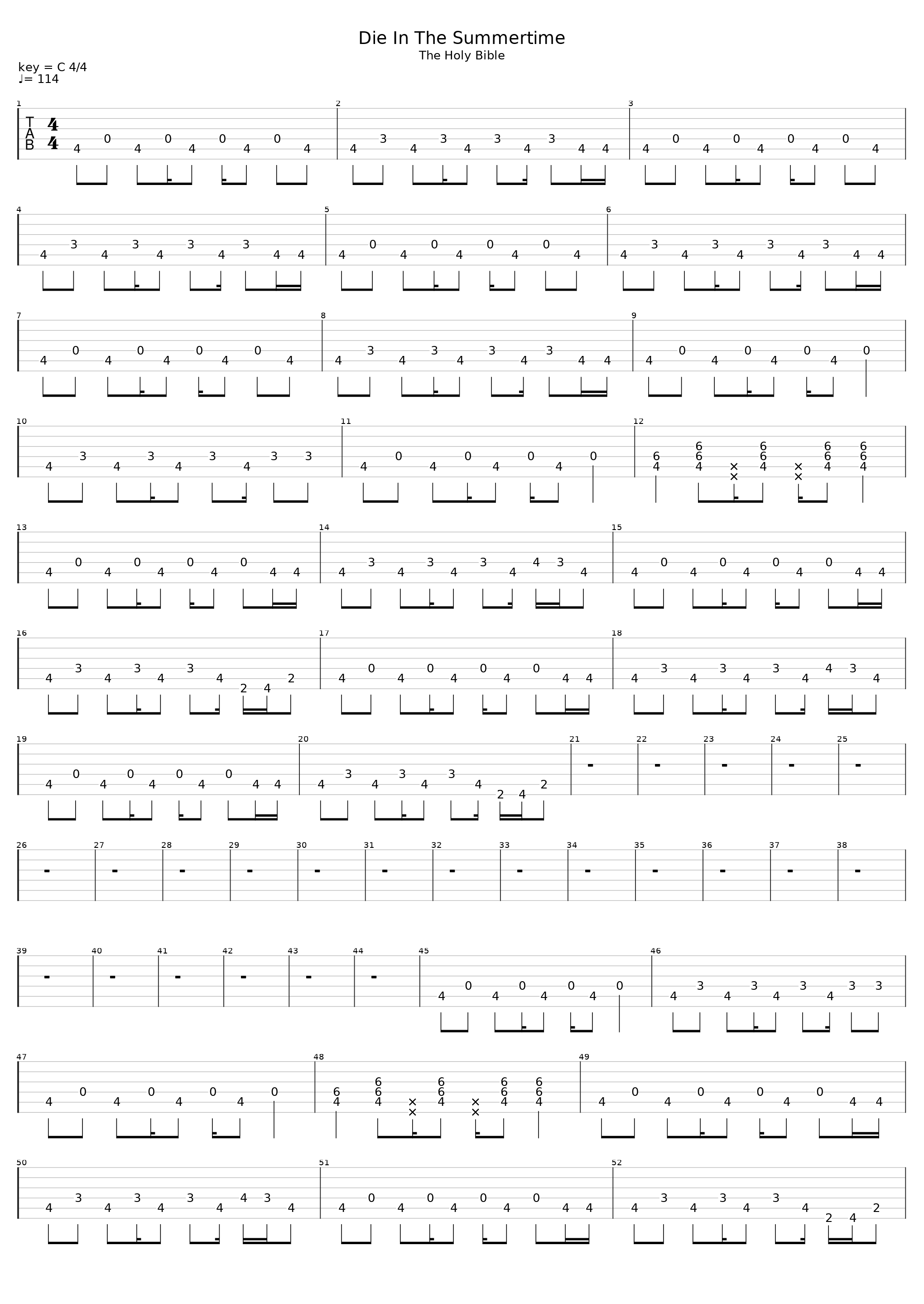 Die In The Summertime_Manic Street Preachers_1