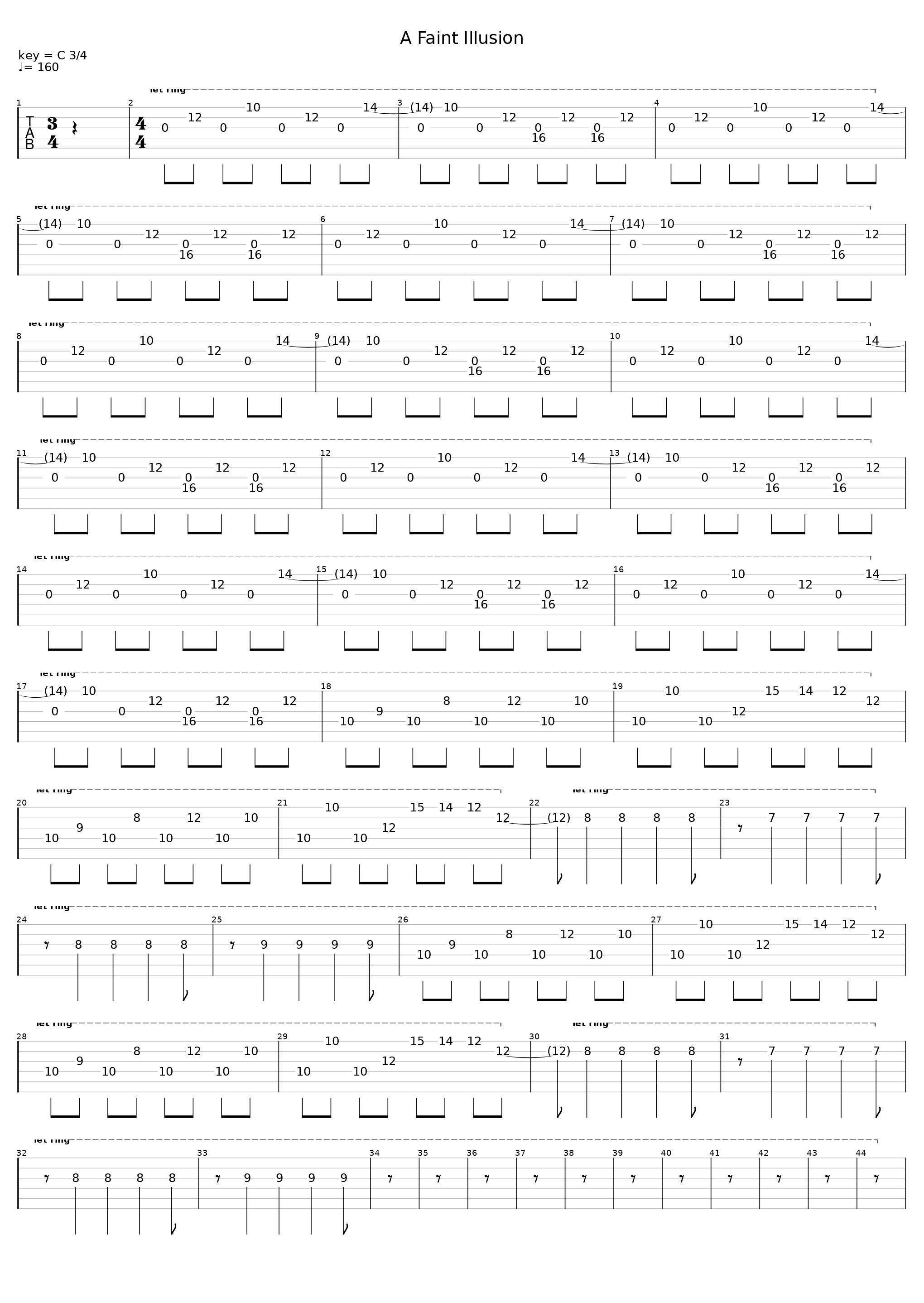 A Faint Illusion_Tides Of Man_1