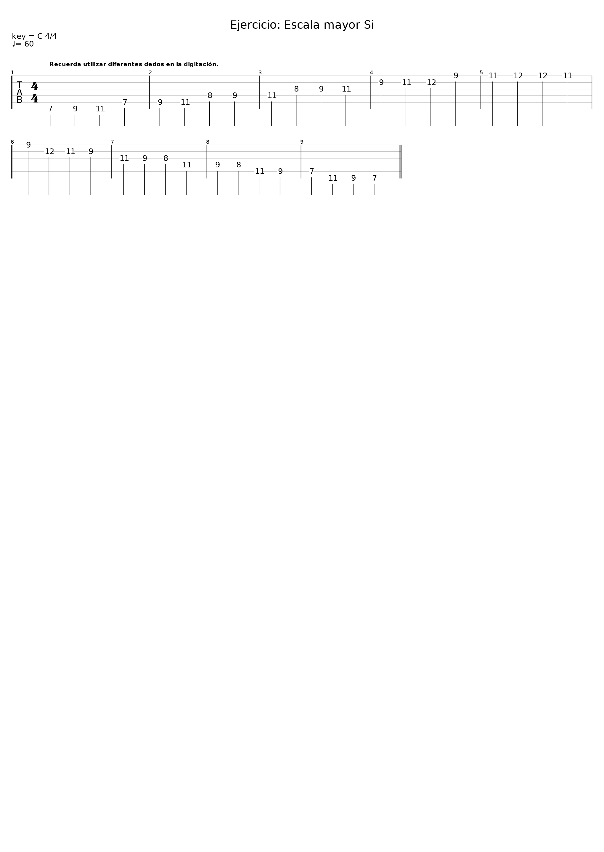 Ejercicio 5 Escala mayor Si_Public_1