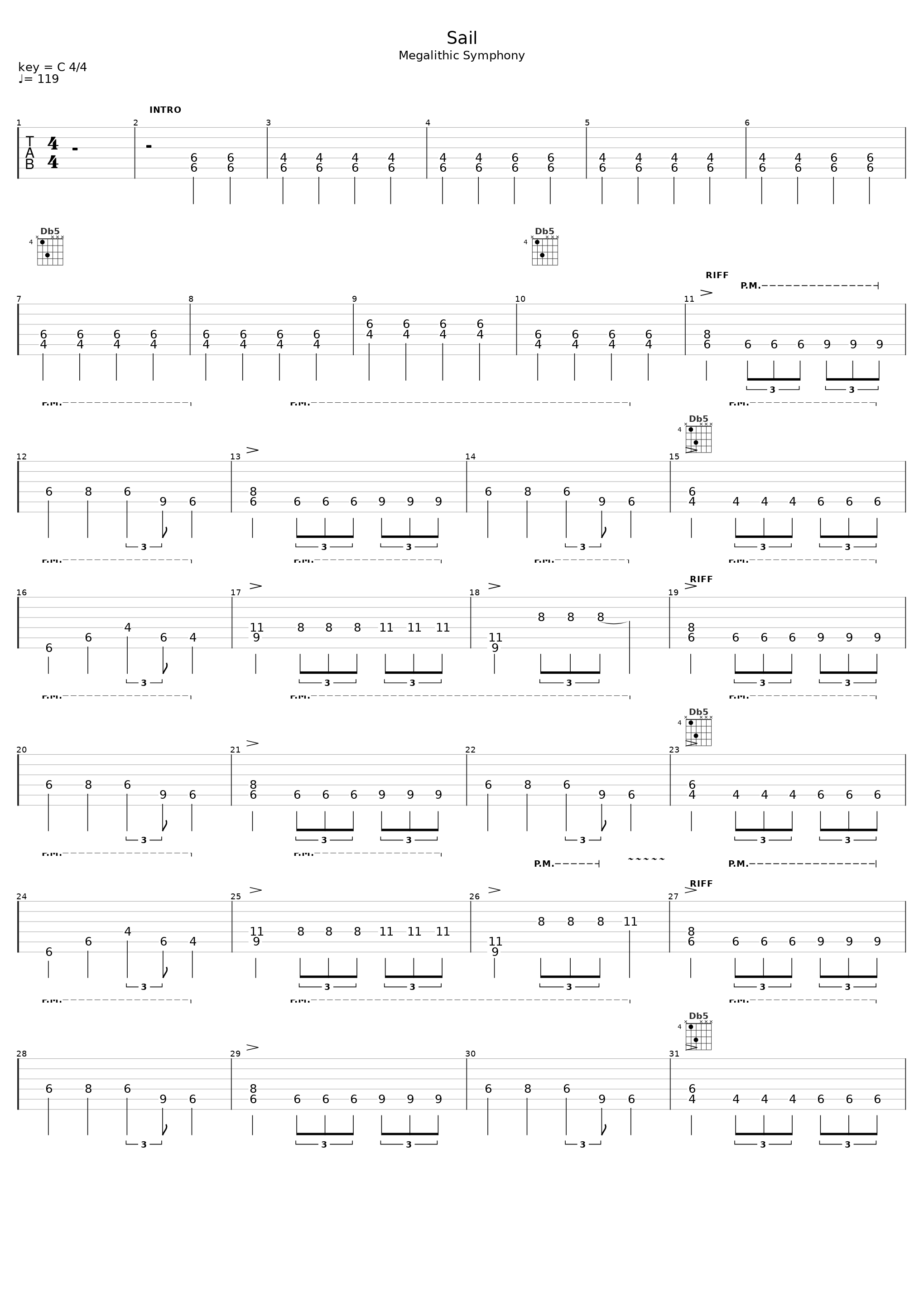 Sail (ROCKSMITH)_Awolnation_1