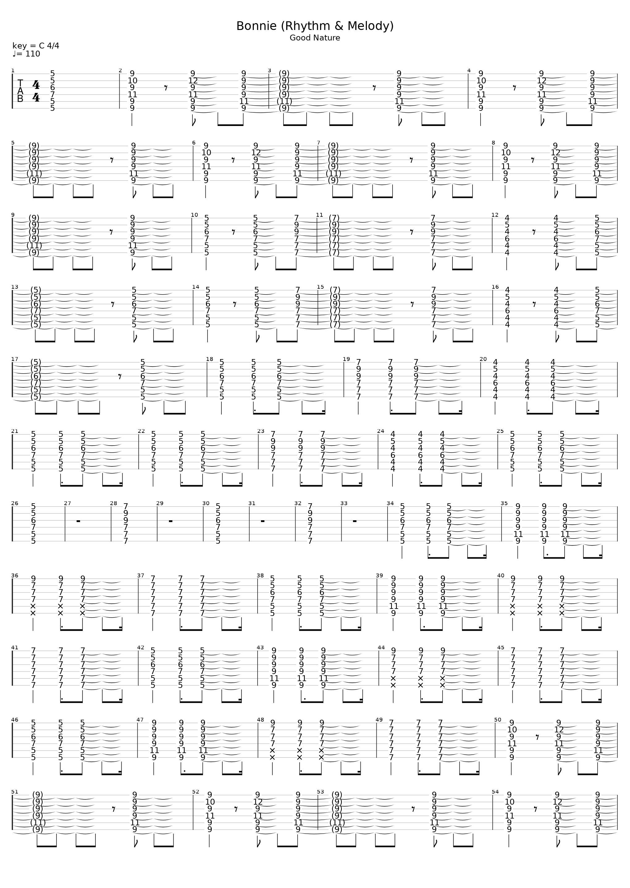 Bonnie (Rhythm and Melody)_Turnover_1