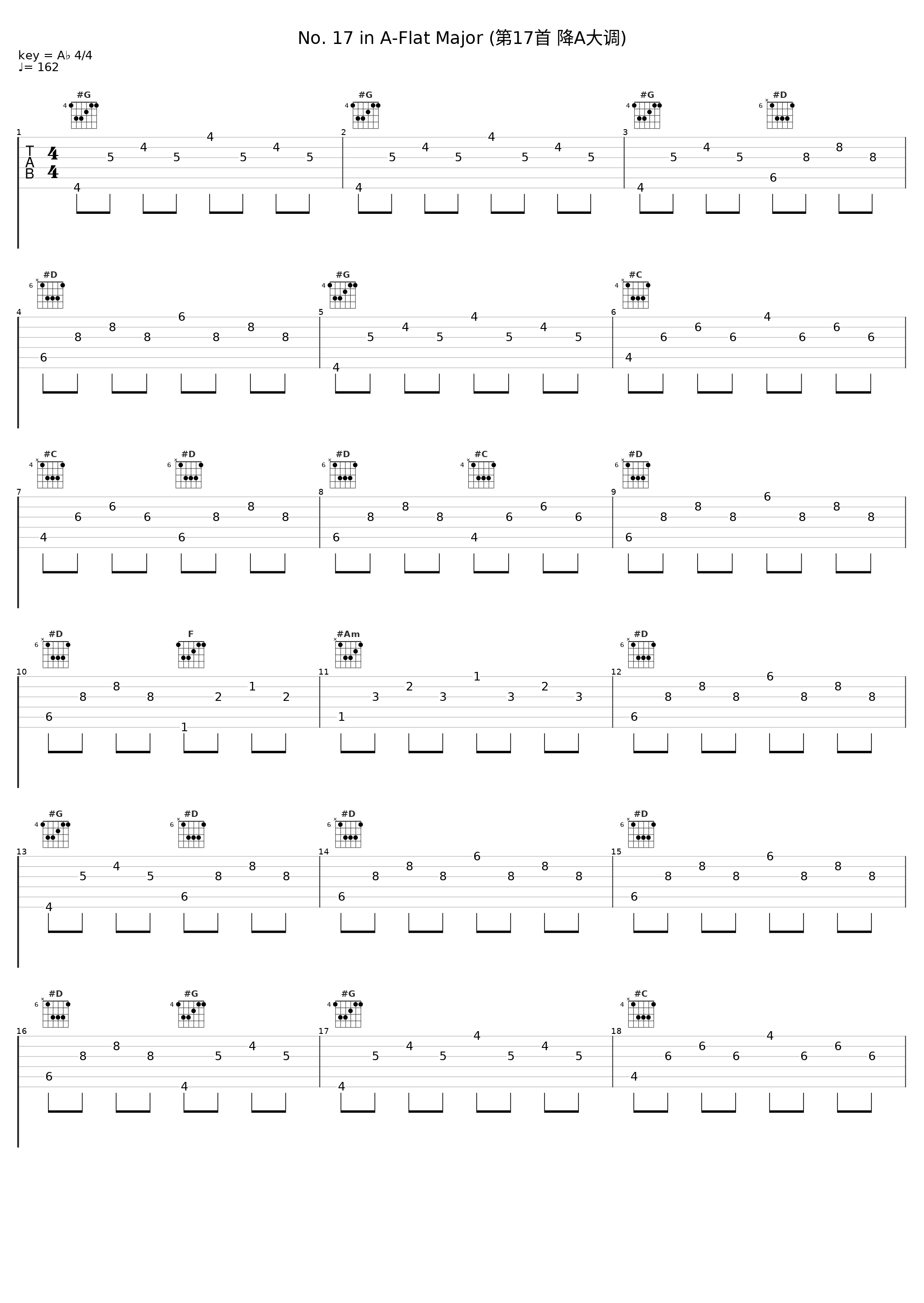 No. 17 in A-Flat Major (第17首 降A大调)_Arthur Rubinstein,Frédéric Chopin_1