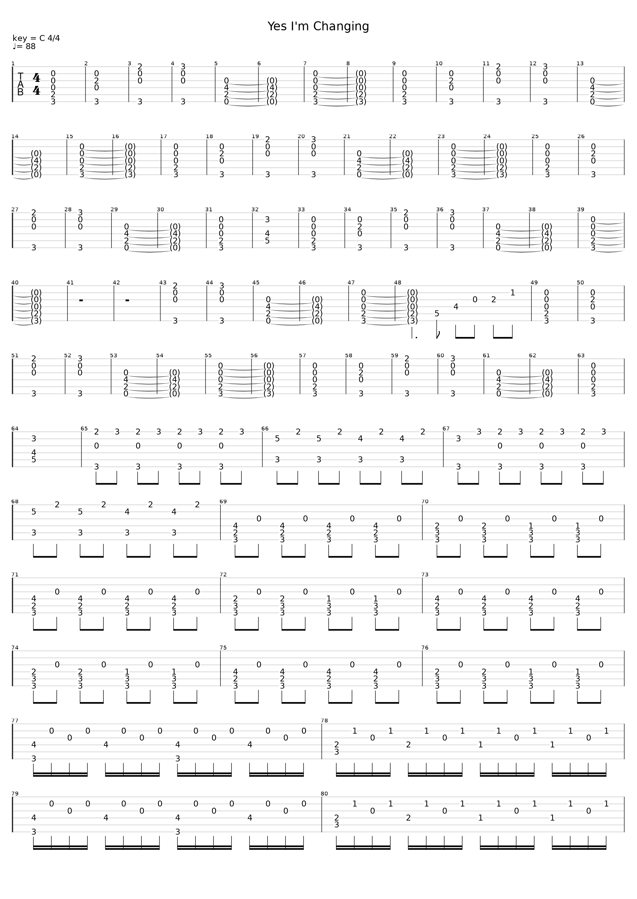 Yes I'm Changing_Tame Impala_1