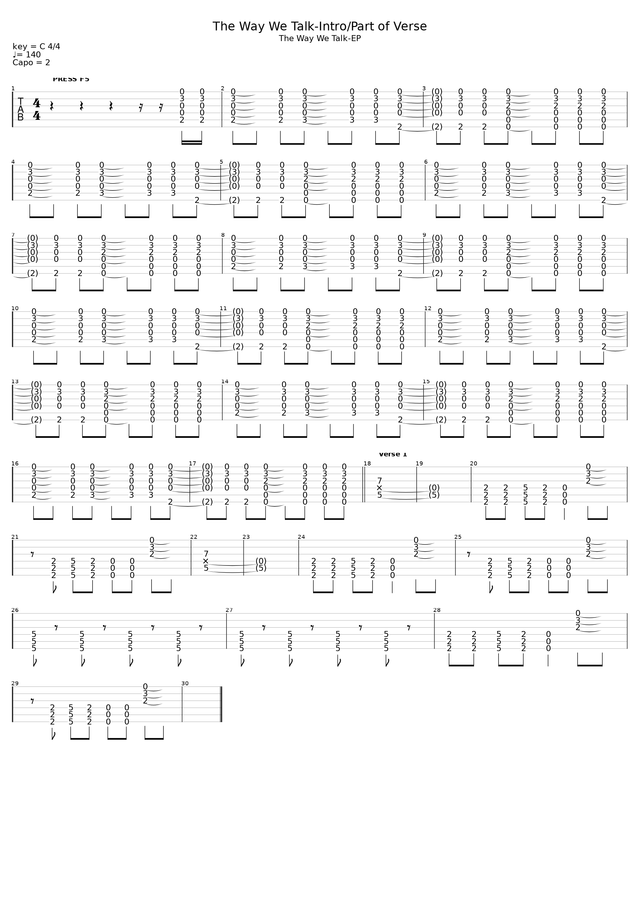 The Way We Talk_The Maine_1