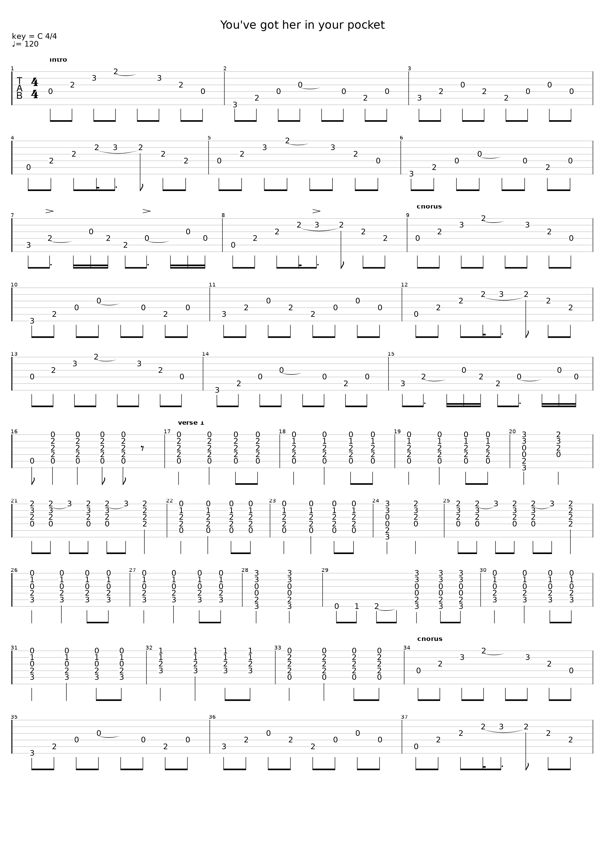 You've Got Her In Your Pocket_The White Stripes_1