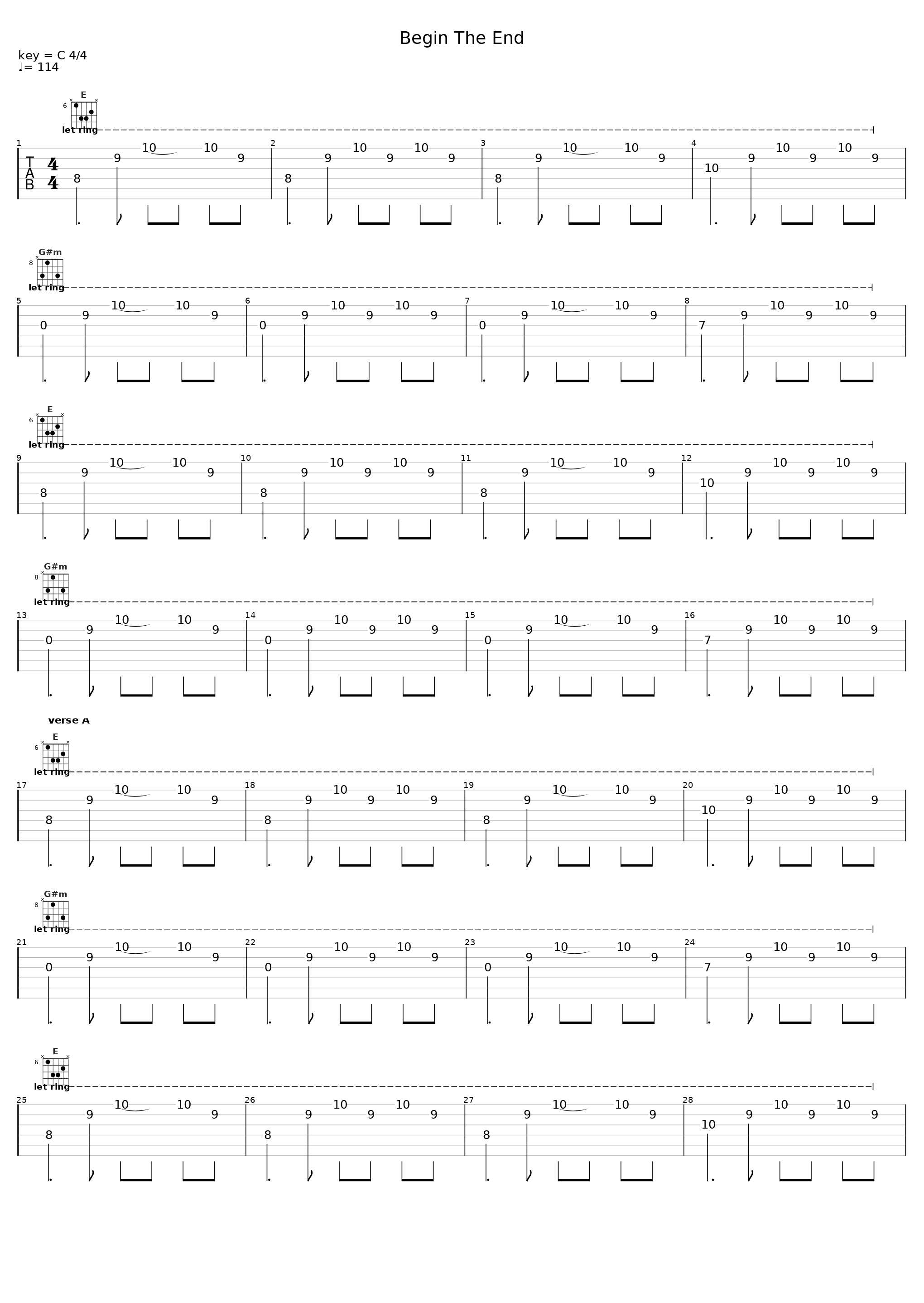 Begin The End_Placebo_1