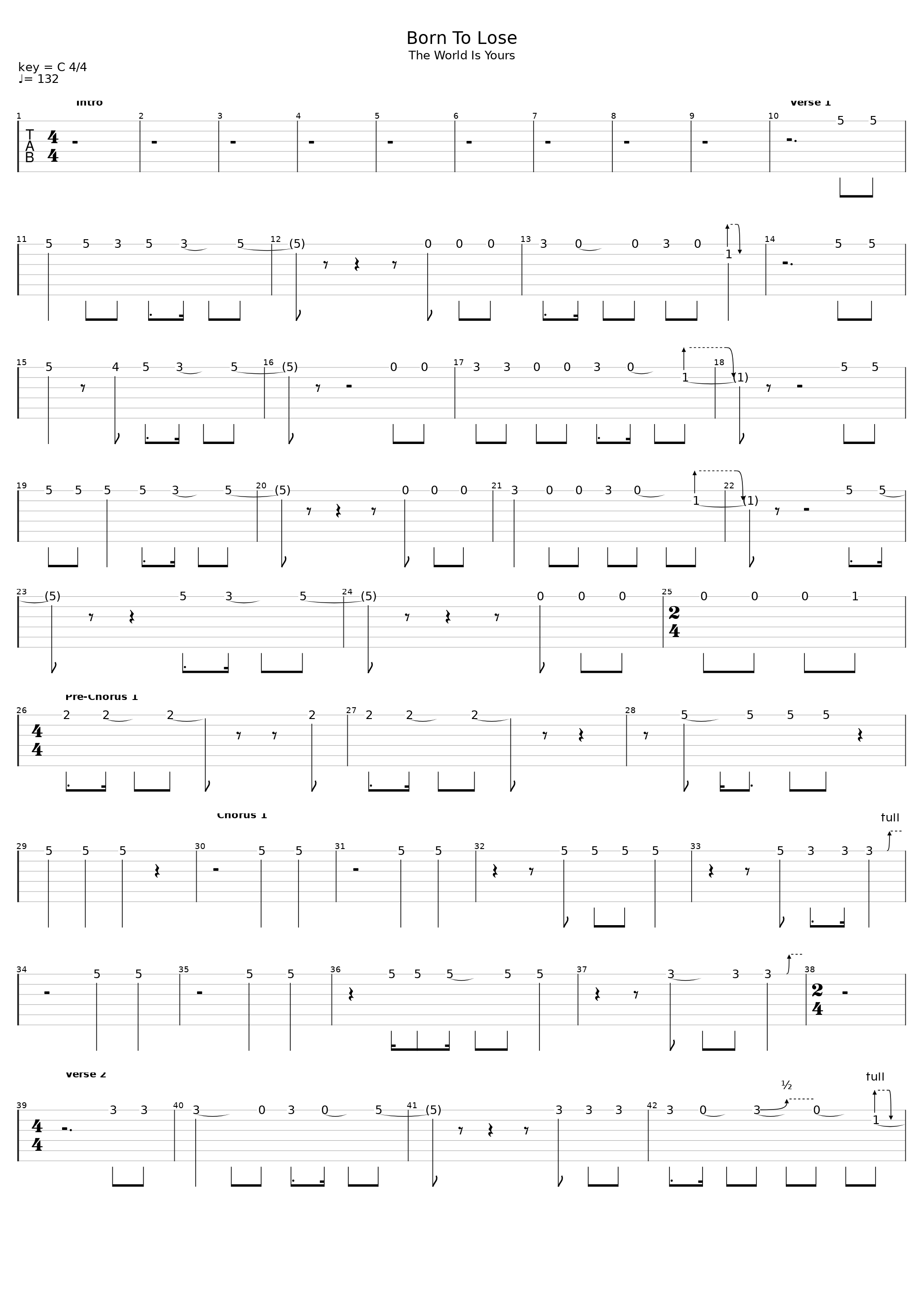 Born To Lose_Motorhead_1