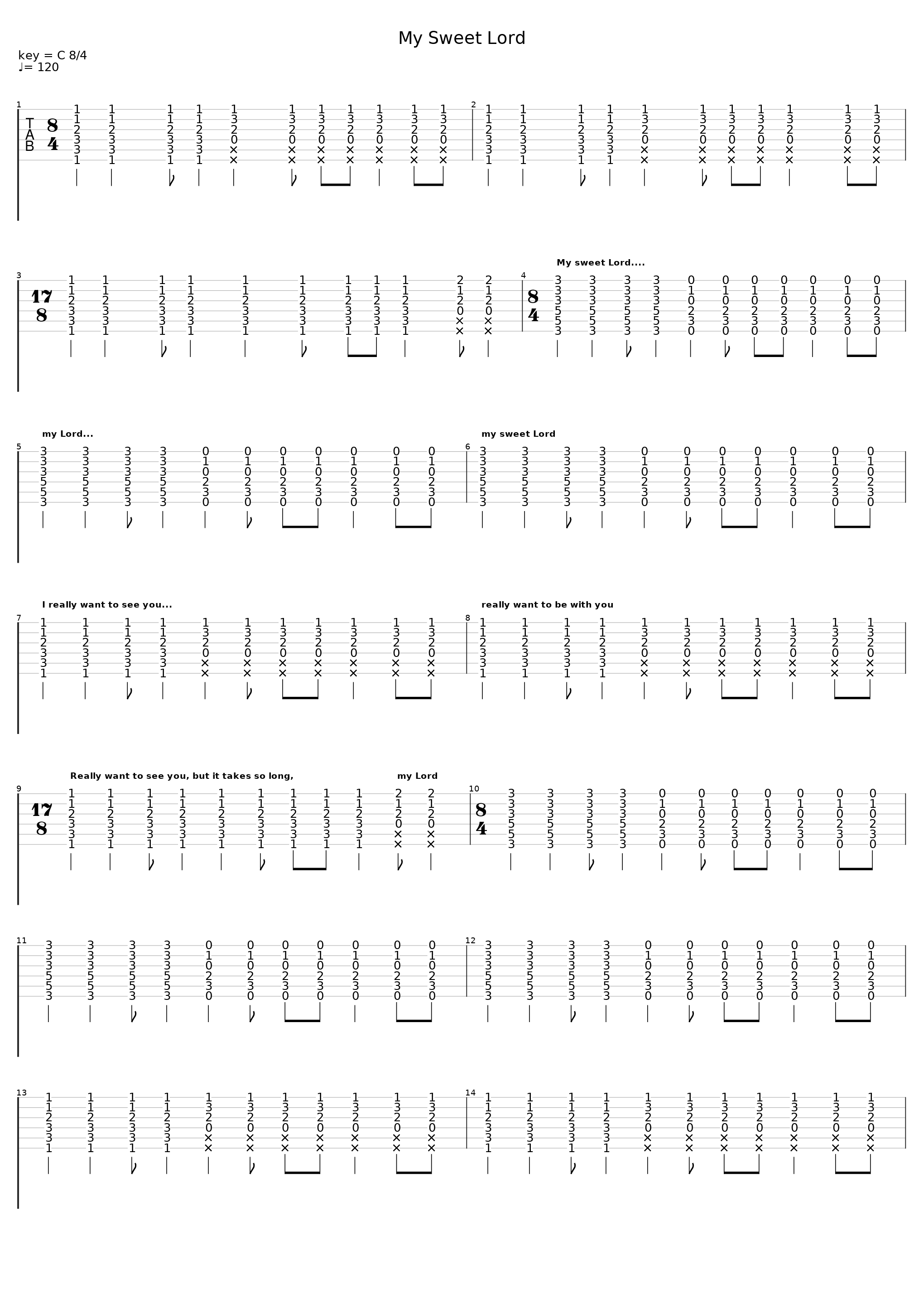 My Sweet Lord_George Harrison_1